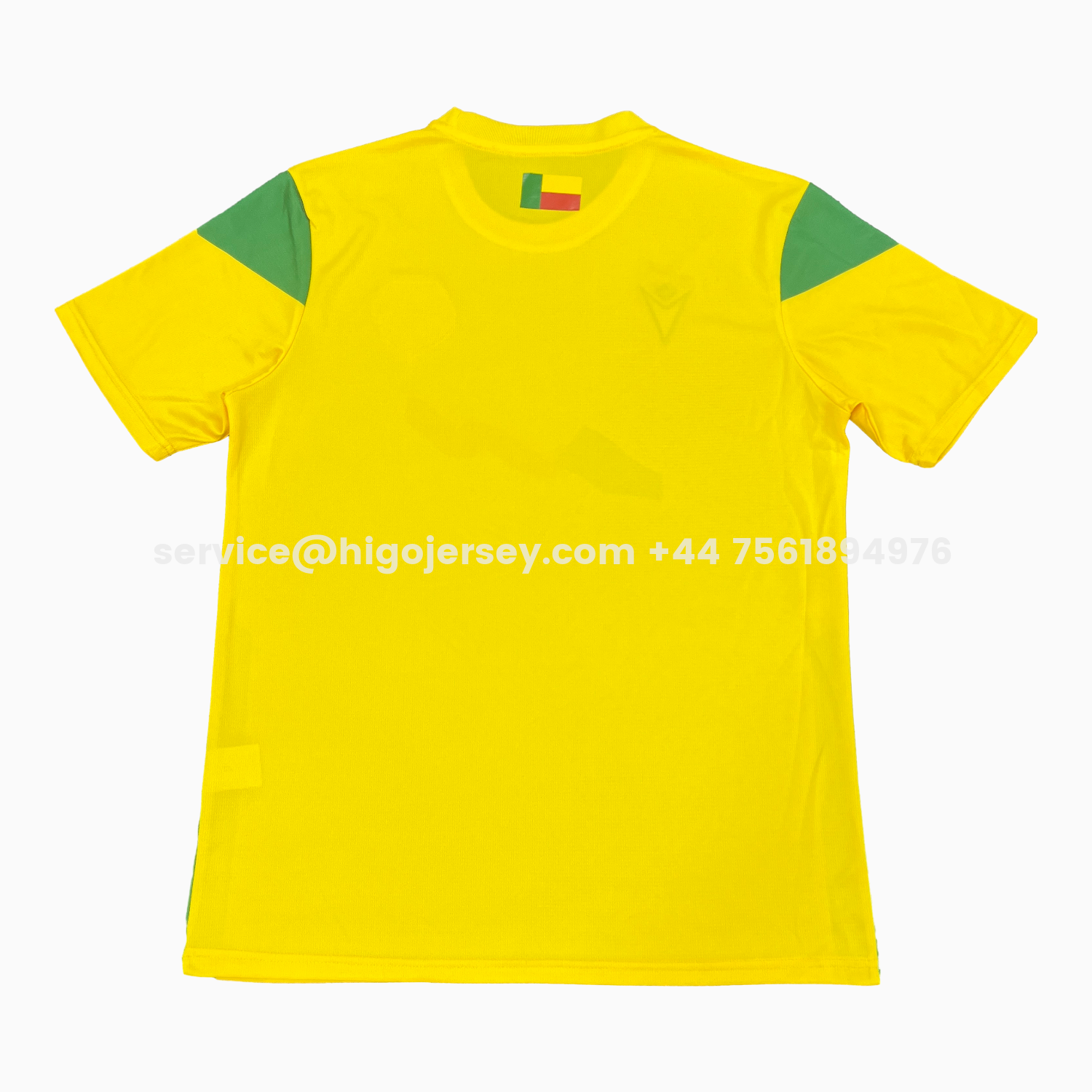 Higojerseys-Benin 2026 Home Yellow Jersey - Fans Version