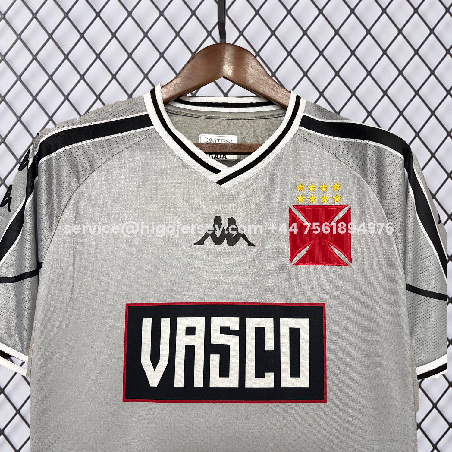 Higojerseys-Vasco da Gama 25-26 Grey Pre-Match Jersey - Fans Version