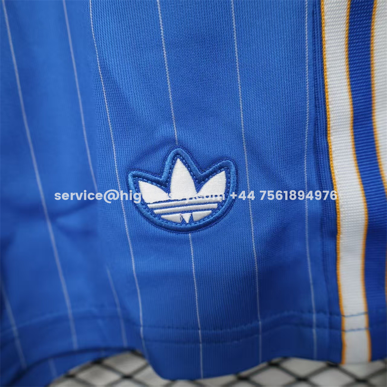 Higojerseys-Real Madrid 25-26 Trefoil Blue Travel Shorts - Player Version