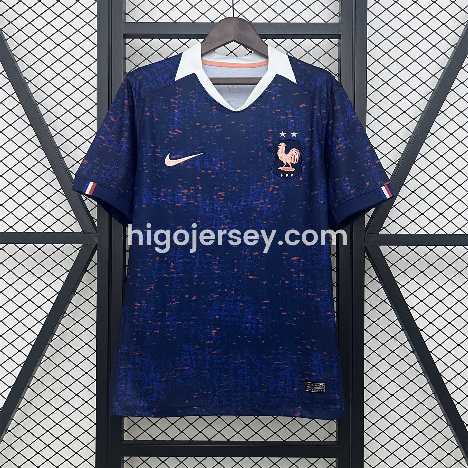 Higojerseys-France 2025 Women's Team Home Jersey - Men's Fans Version