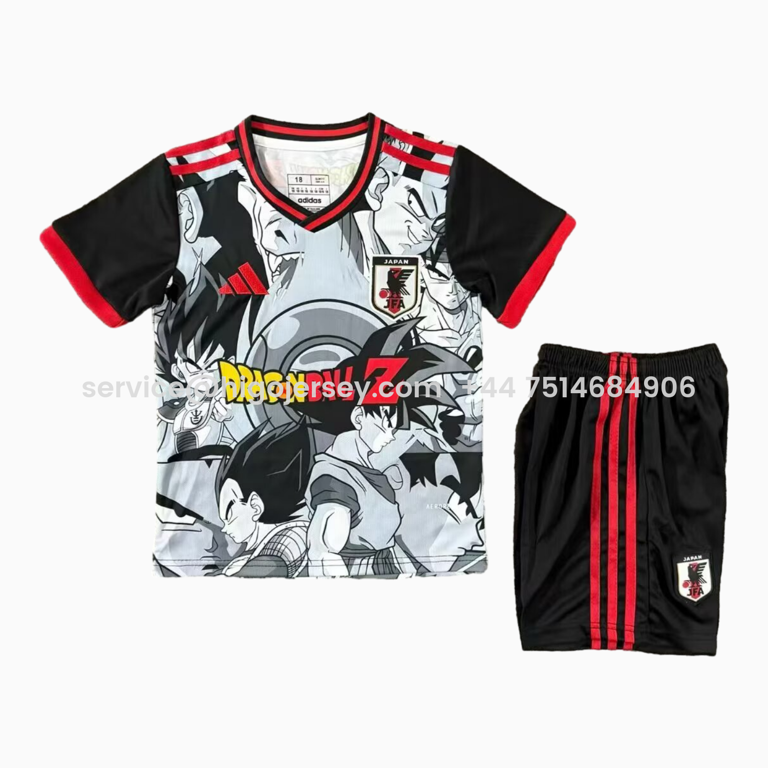 Higojerseys-Japan 25-26 Dragon Z Comic Style Special Kids Kit