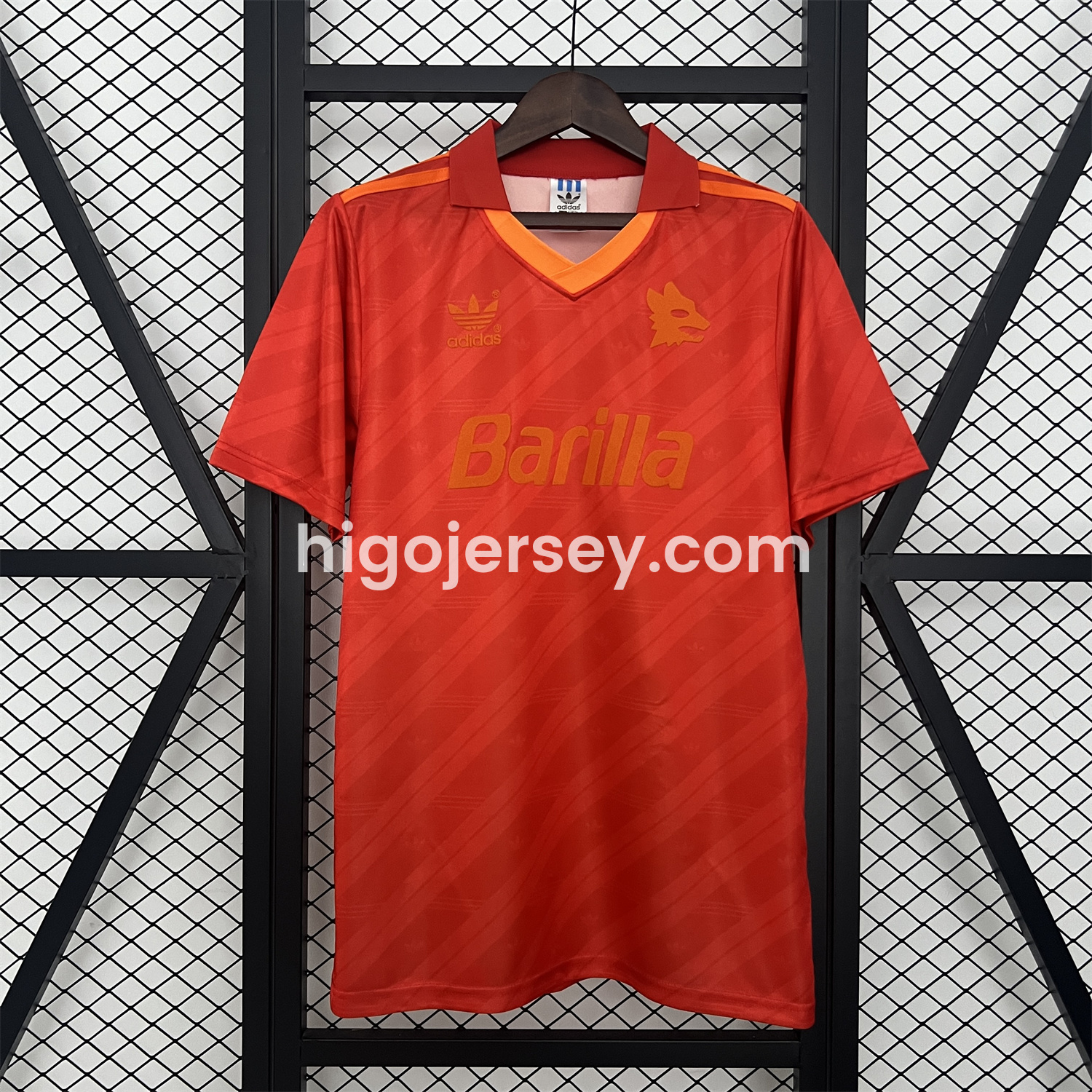 Higojerseys-Retro Roma 1992-94 Home Jersey