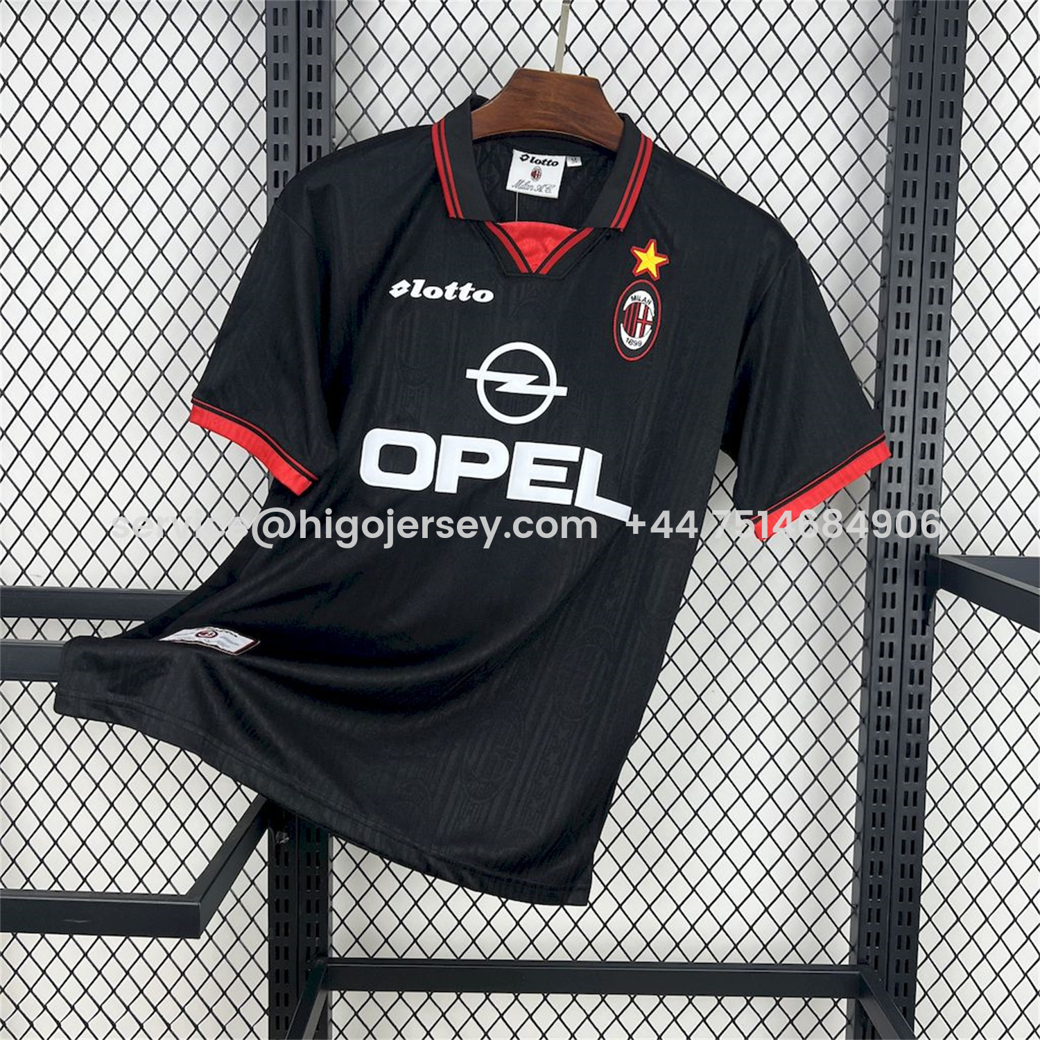 Higojerseys-Retro AC Milan 1997-98 Fourth Jersey