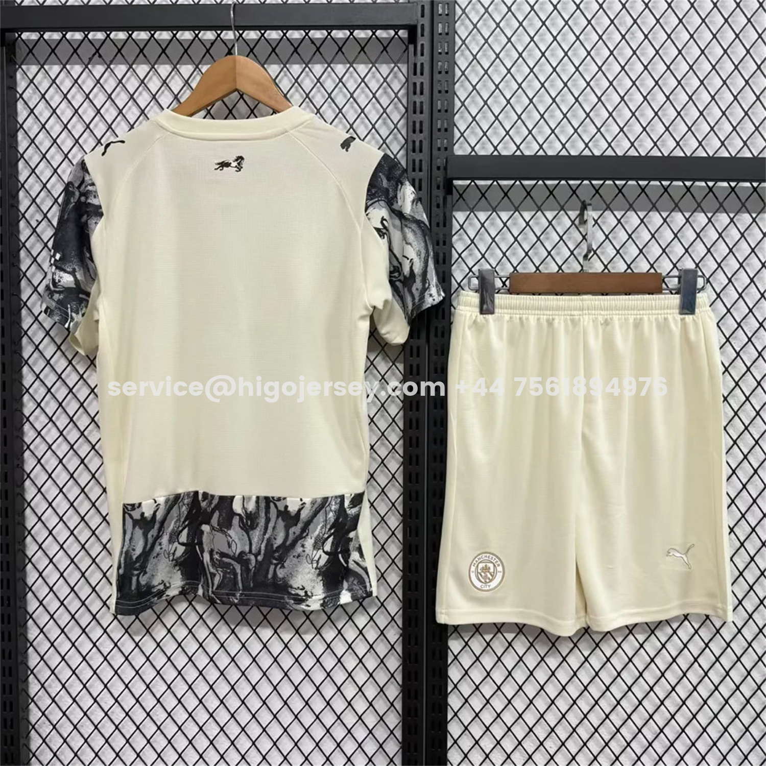 Higojerseys-Manchester City 25-26 Year of the Horse Ink Painting Special Kids Kit