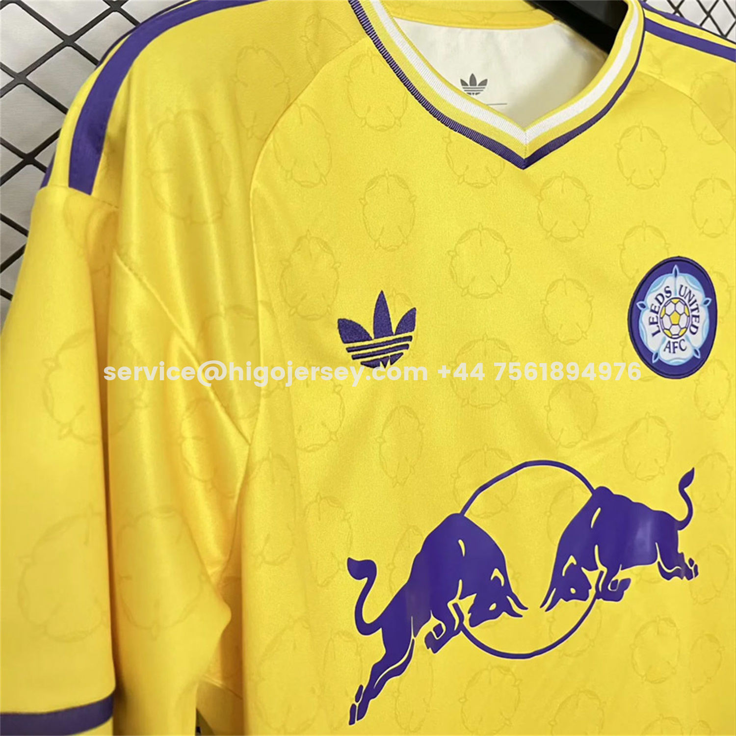 Higojerseys-Leeds United 26-27 Away Jersey - Fans Version