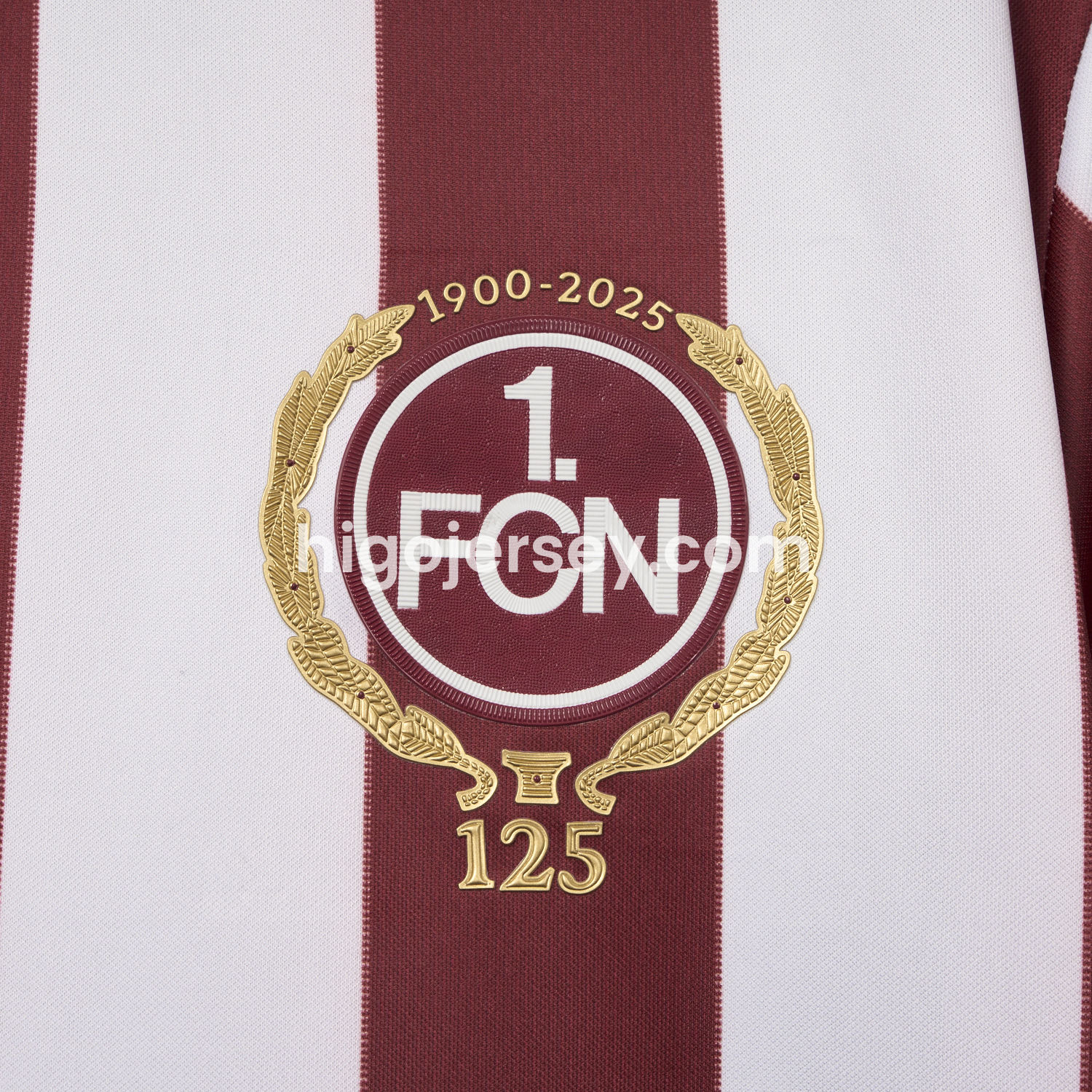 Higojerseys-Nürnberg 24-25 125-Year Anniversary Jersey With Sponsors - Fans Version