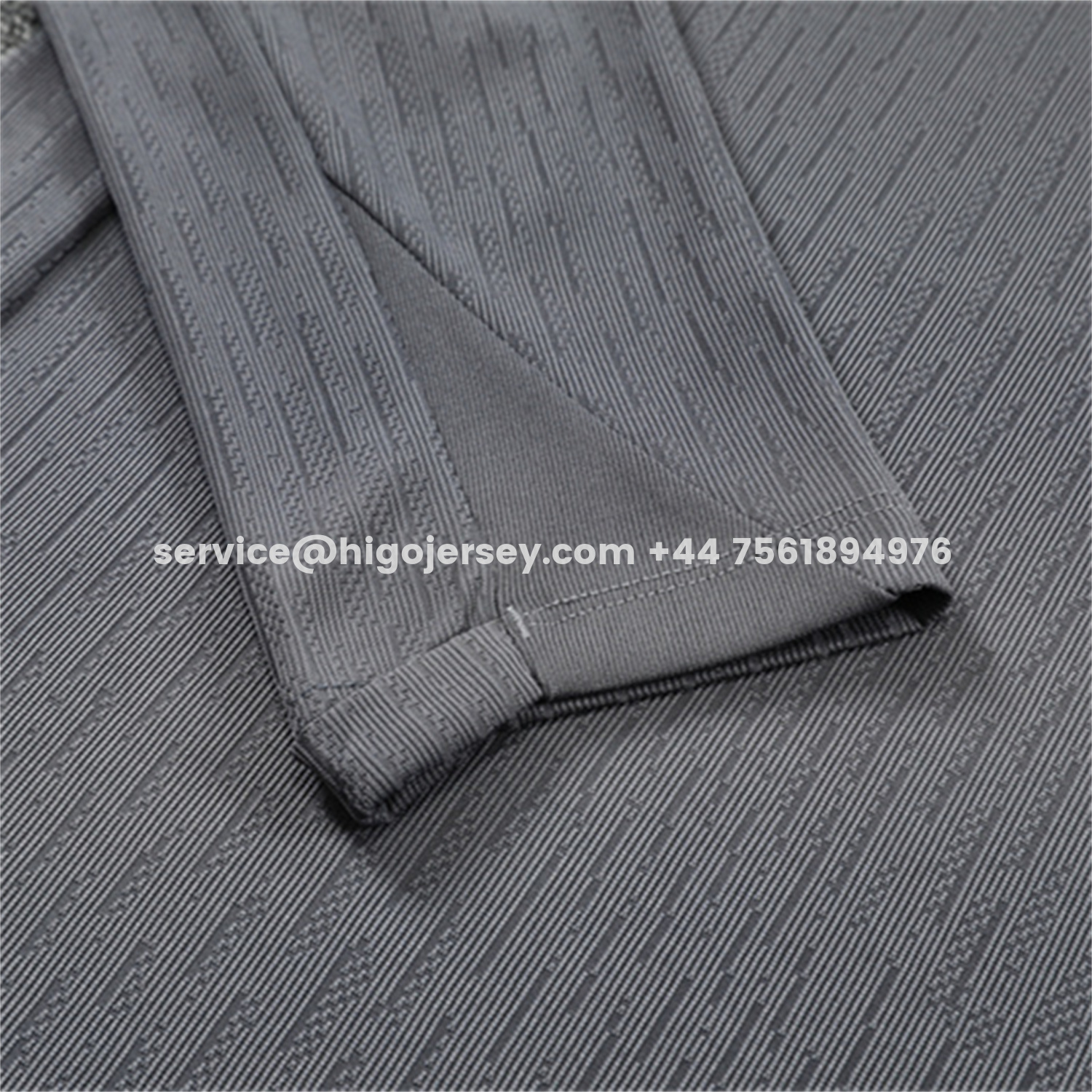 Higojerseys-Barcelona 25-26 Long Sleeve Training Set - Grey Top & Black Pants