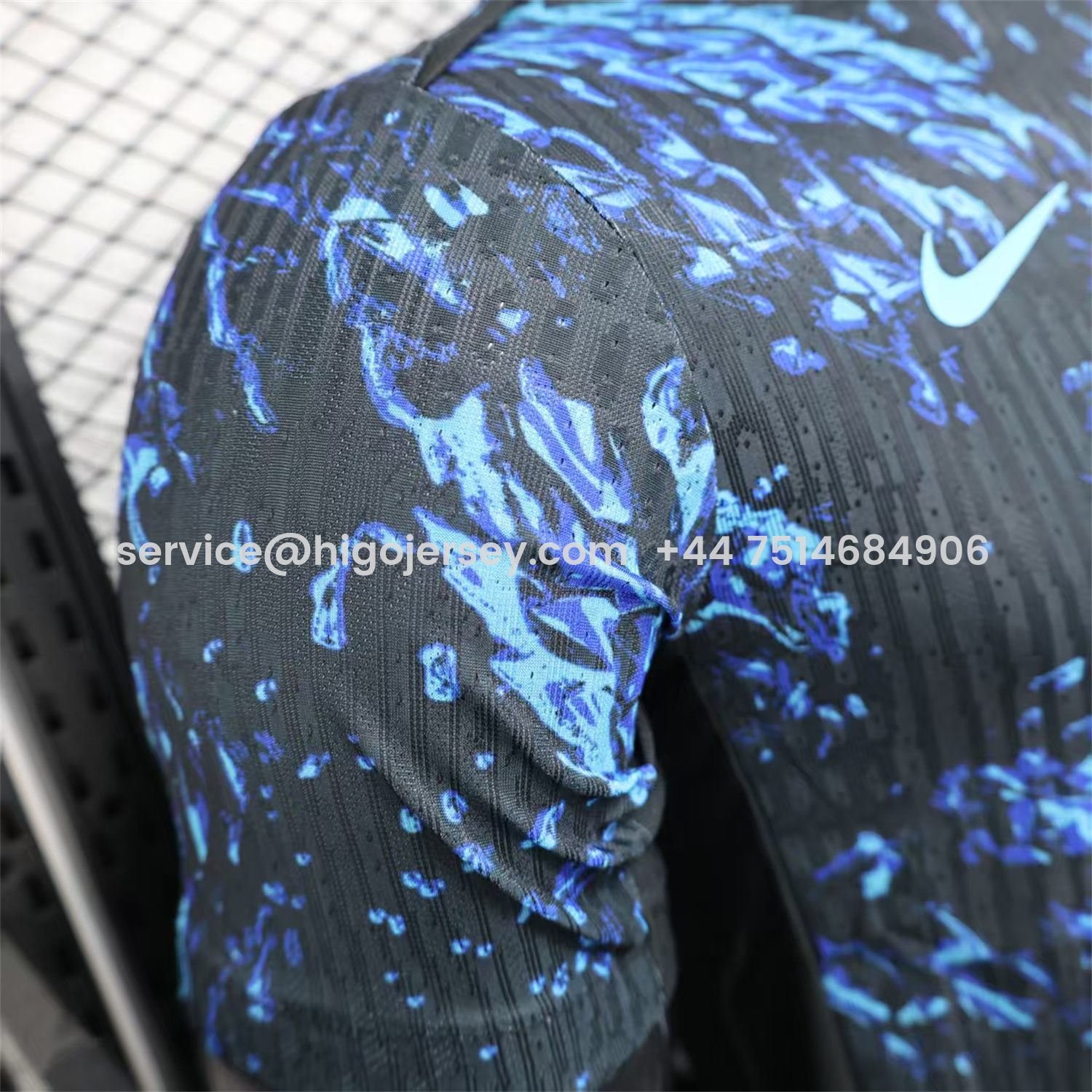 Higojerseys-Inter Milan 25-26 Pre-Match Training Jersey Black Blue - Player Version