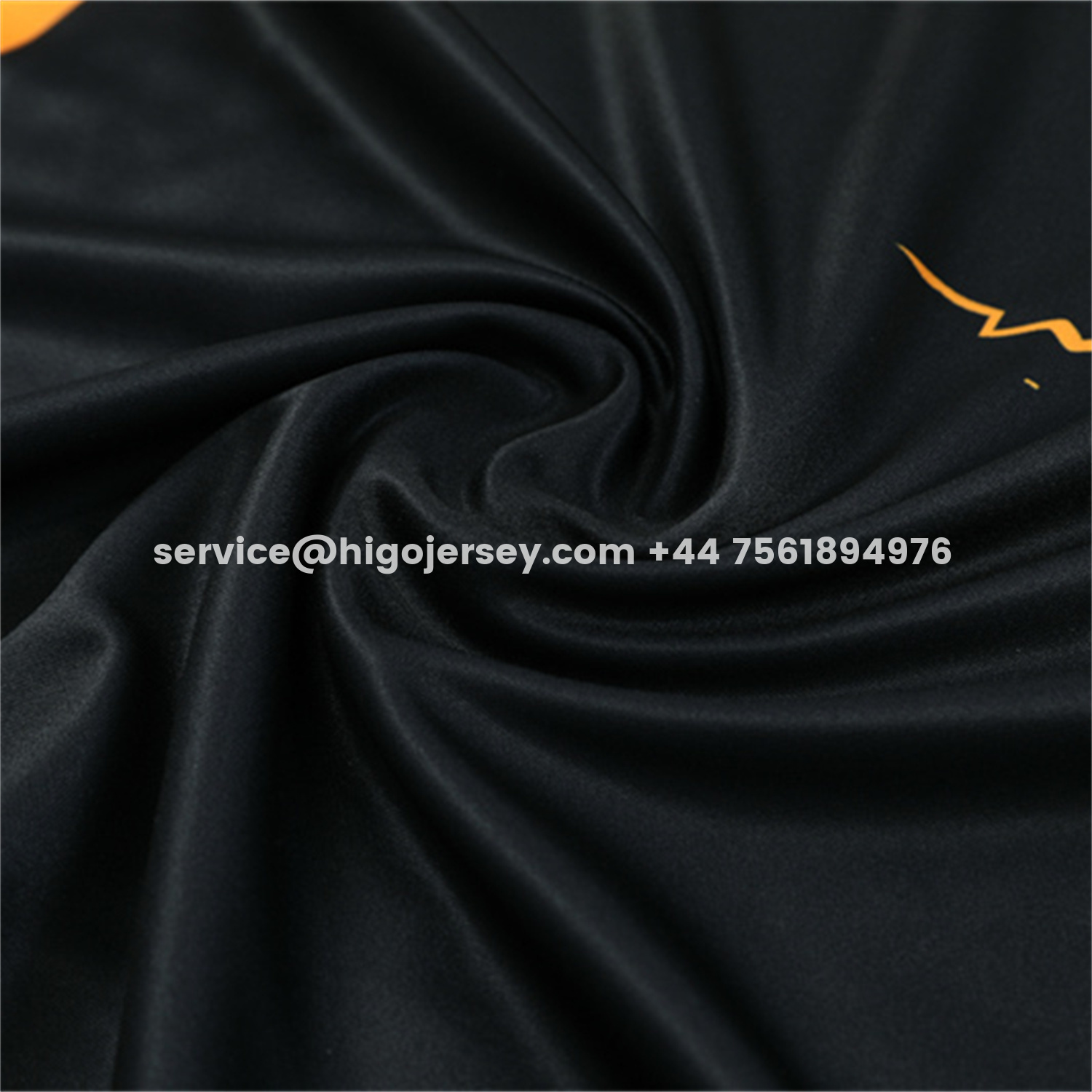 Higojerseys-Real Madrid 25-26 Kids Long Sleeve Training Set - Player Version - Yellow Pattern Black Top and Black Pants