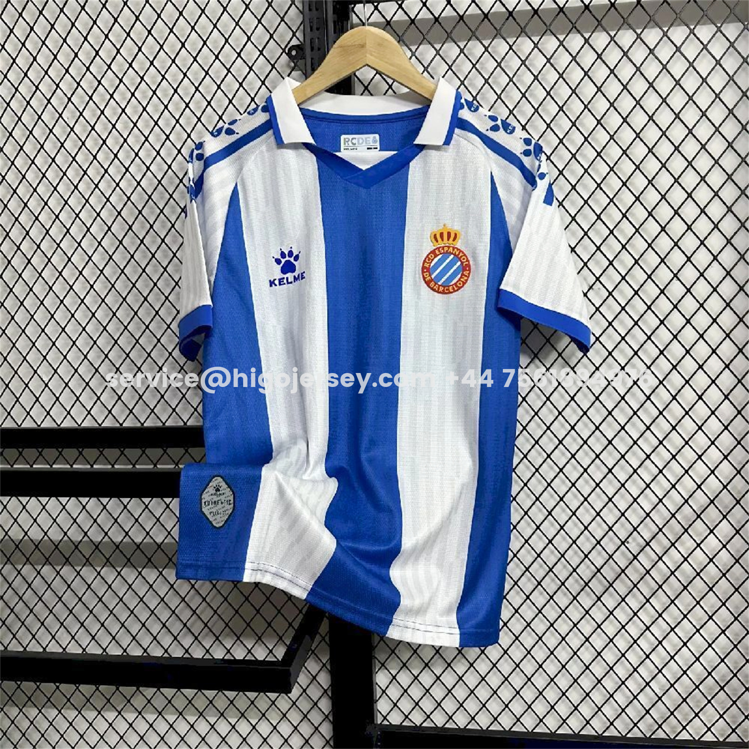 Higojerseys-RCD Espanyol 25-26 Home Jersey - Fans Version