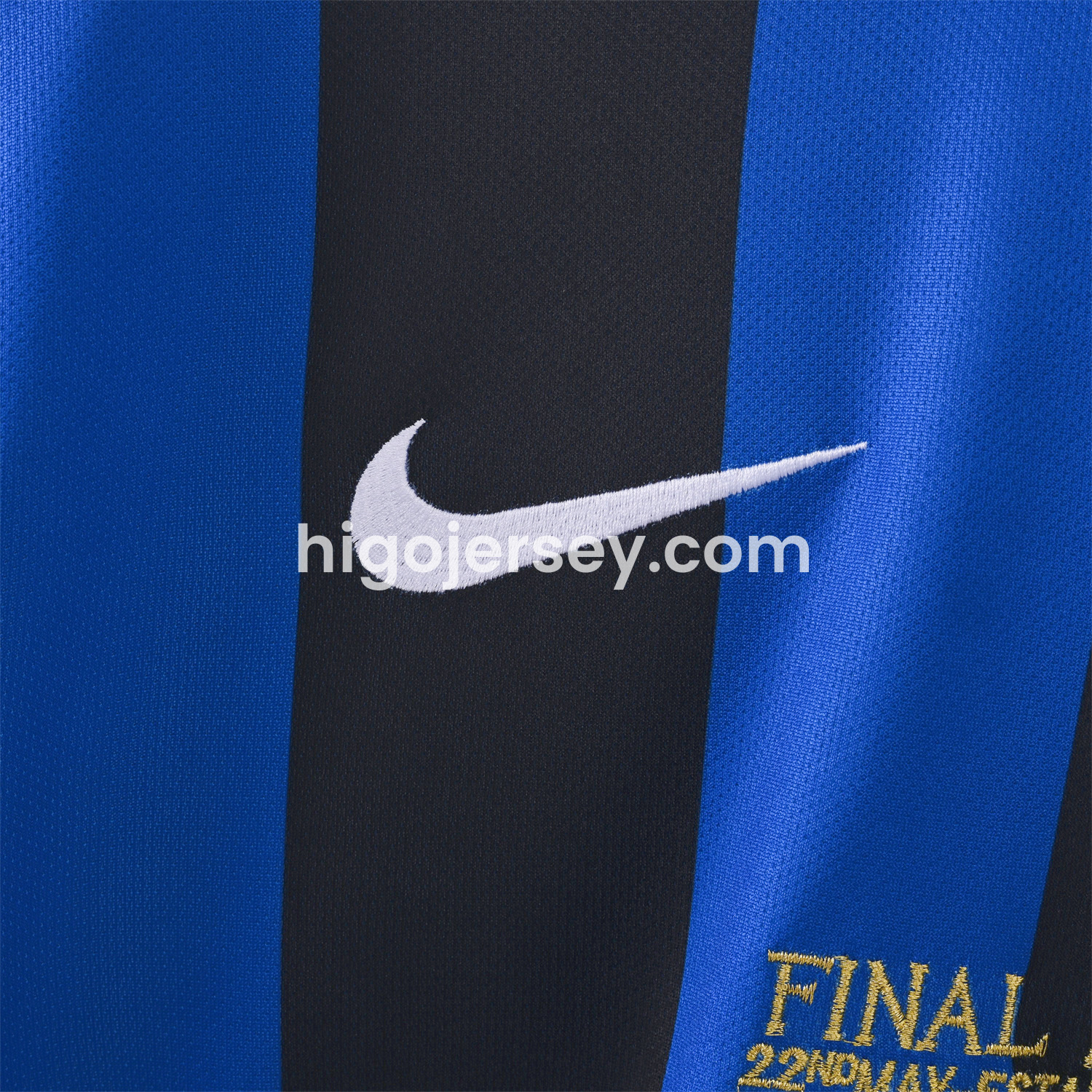 Higojerseys-Retro Inter Milan 09-10 Home Long Sleeves Jersey - Champions League Final