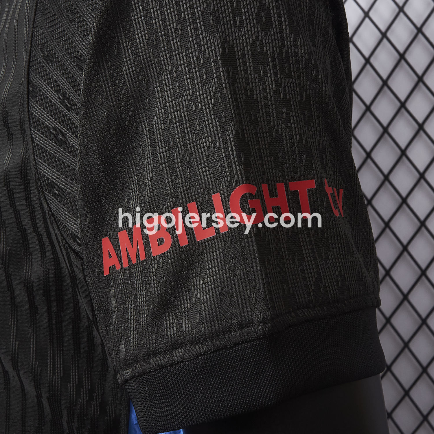 Higojerseys-【New】Barcelona x Travis Scott 24-25 Away Pure Black Jersey - Player Version