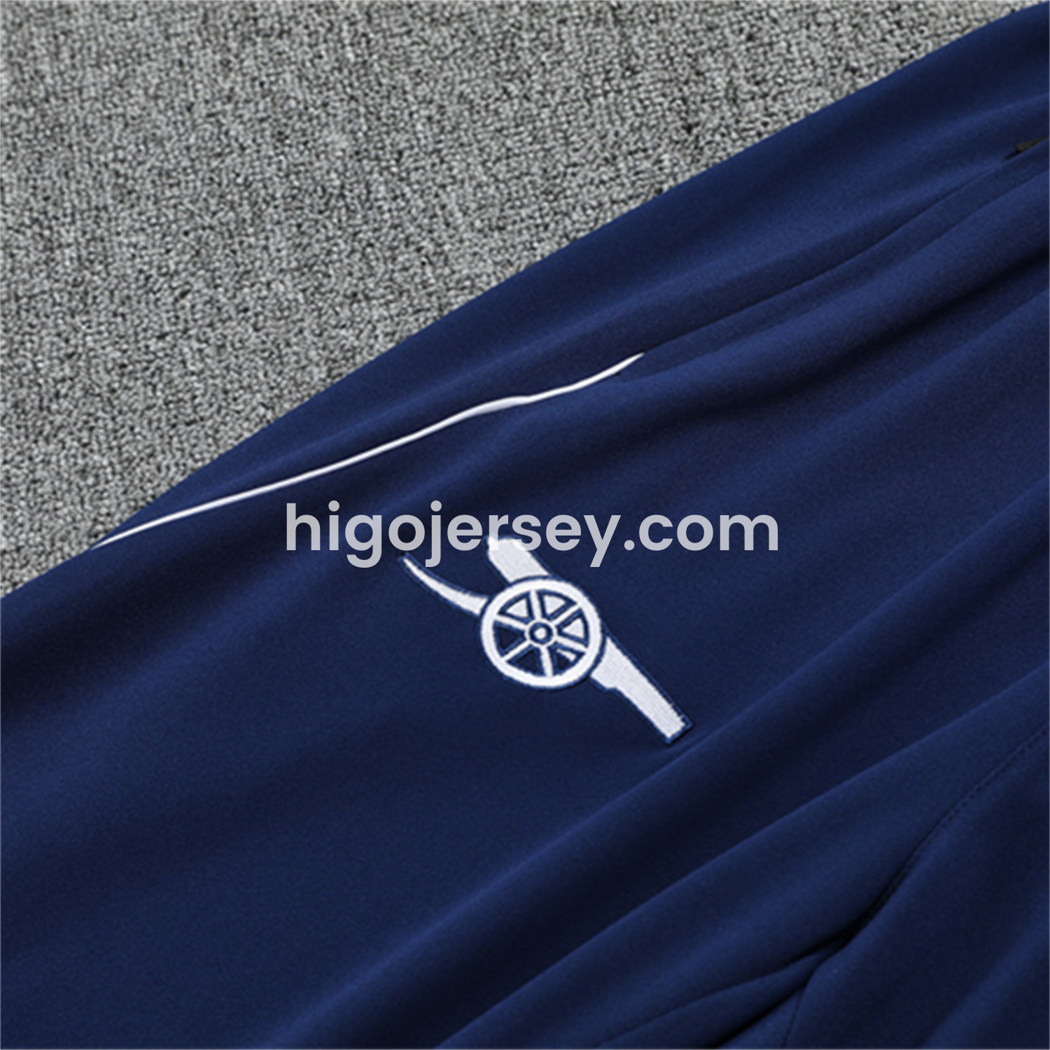 Higojerseys-Arsenal 25-26 Kid Long Sleeves Training Set - Colorful Camouflage Top & Royal Blue Pants