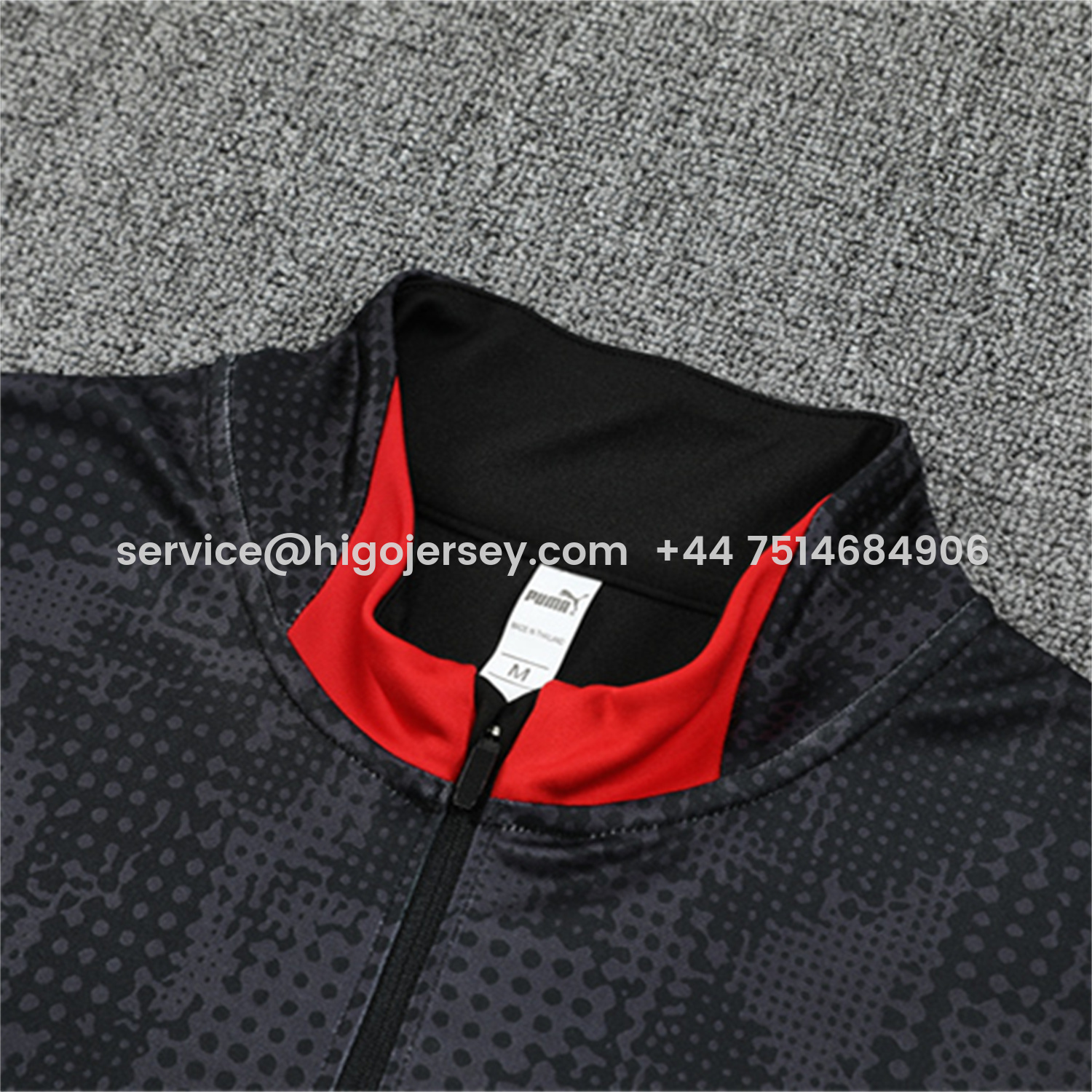Higojerseys-AC Milan 25-26 Kids Long Sleeve Training Set - Black Top & Black Pants