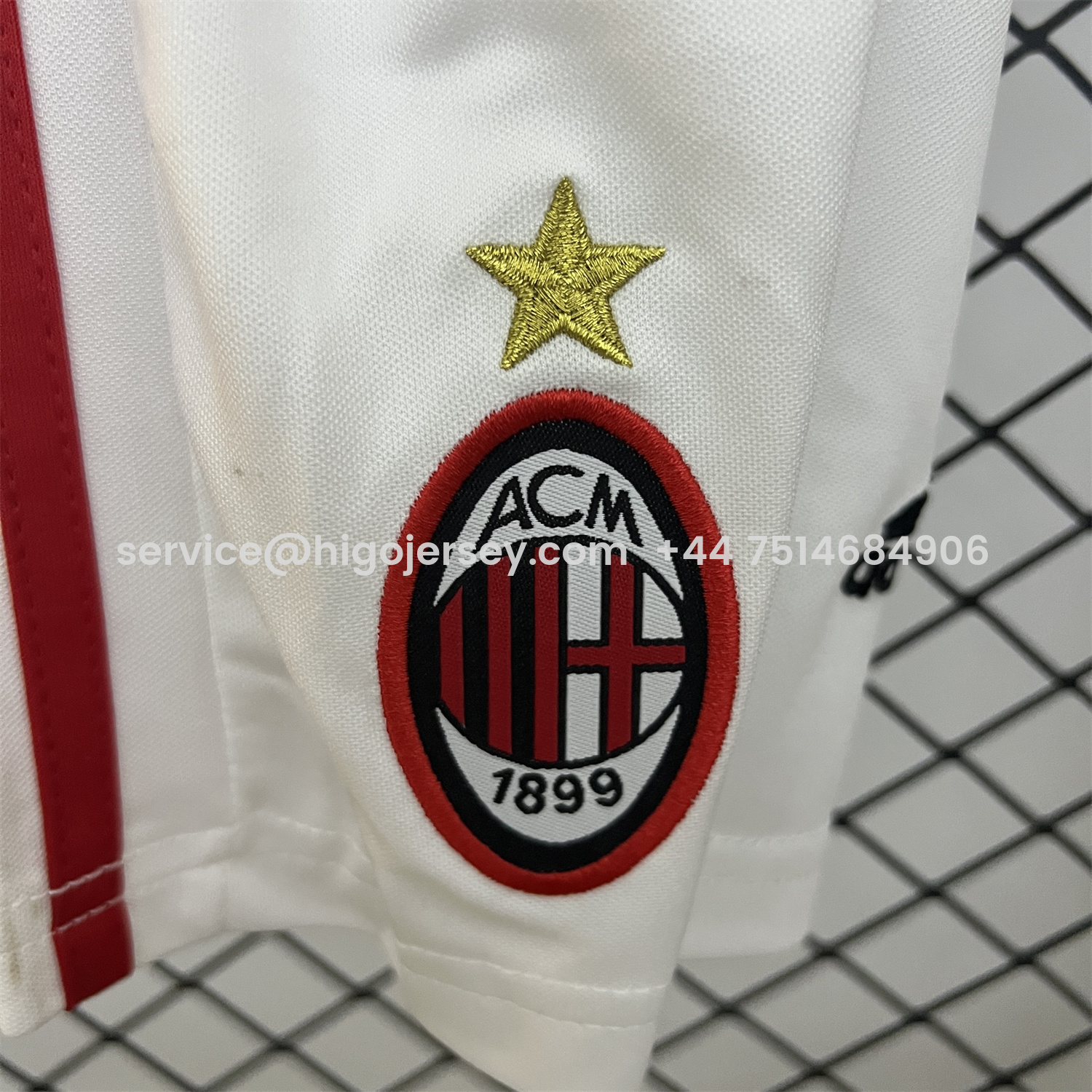 Higojerseys-Retro AC Milan 1998-99 Home Kids Kit