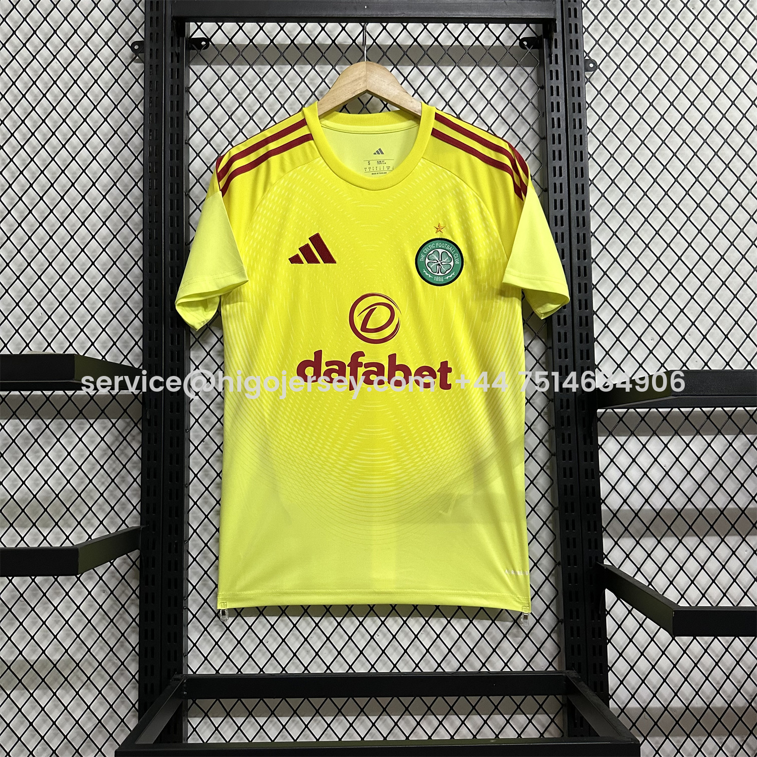 Higojerseys-Celtic 25-26 Light Yellow Goalkeeper Jersey - Fans Version