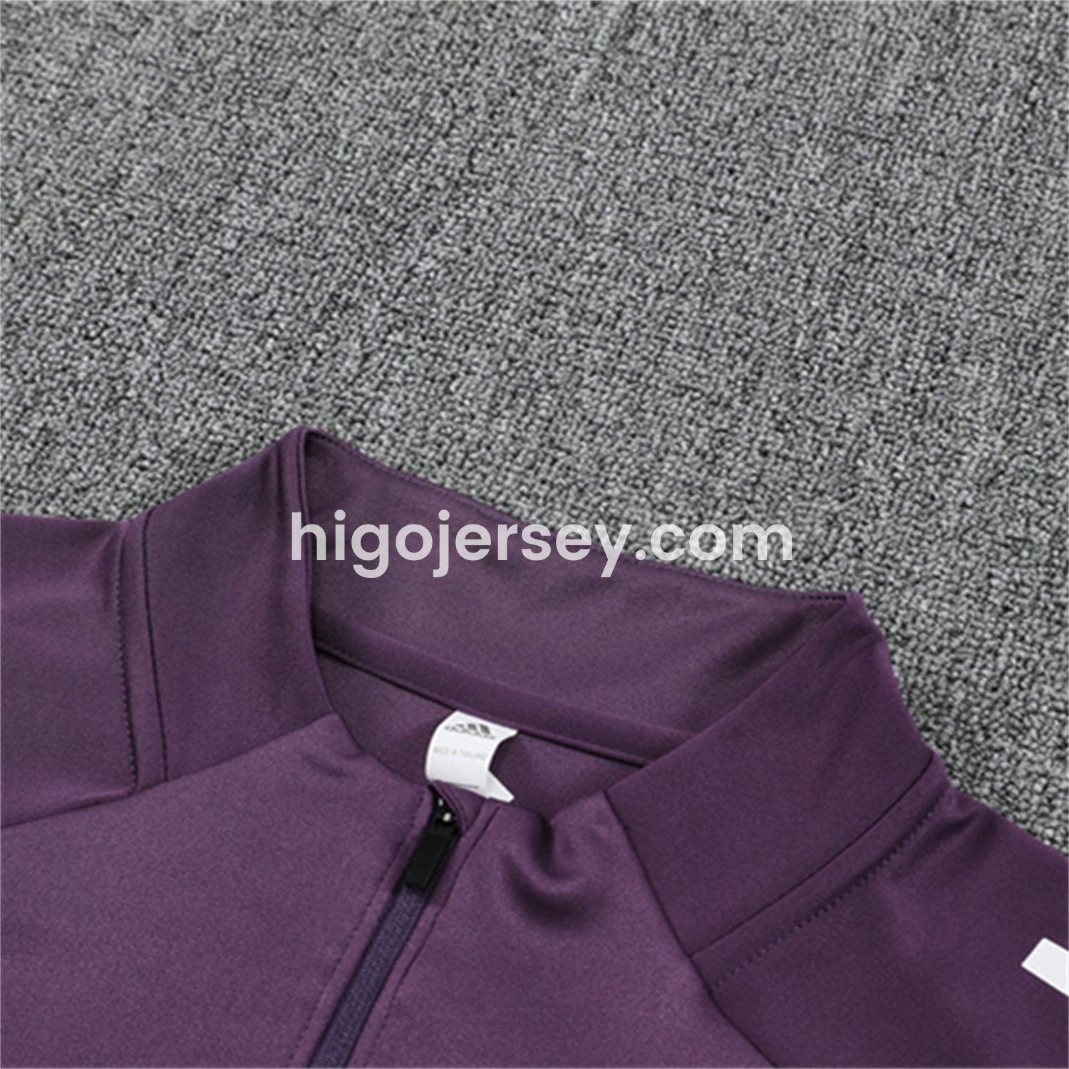 Higojerseys-Manchester United 25-26 Long Sleeves Training Set - Purple Top & Black Pants