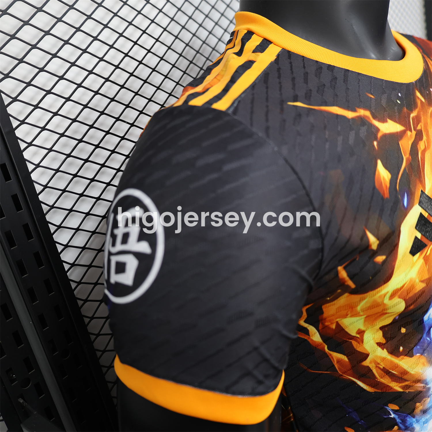 Higojerseys-Japan 25-26 Goku Fighting Form Black Special Jersey - Player Version