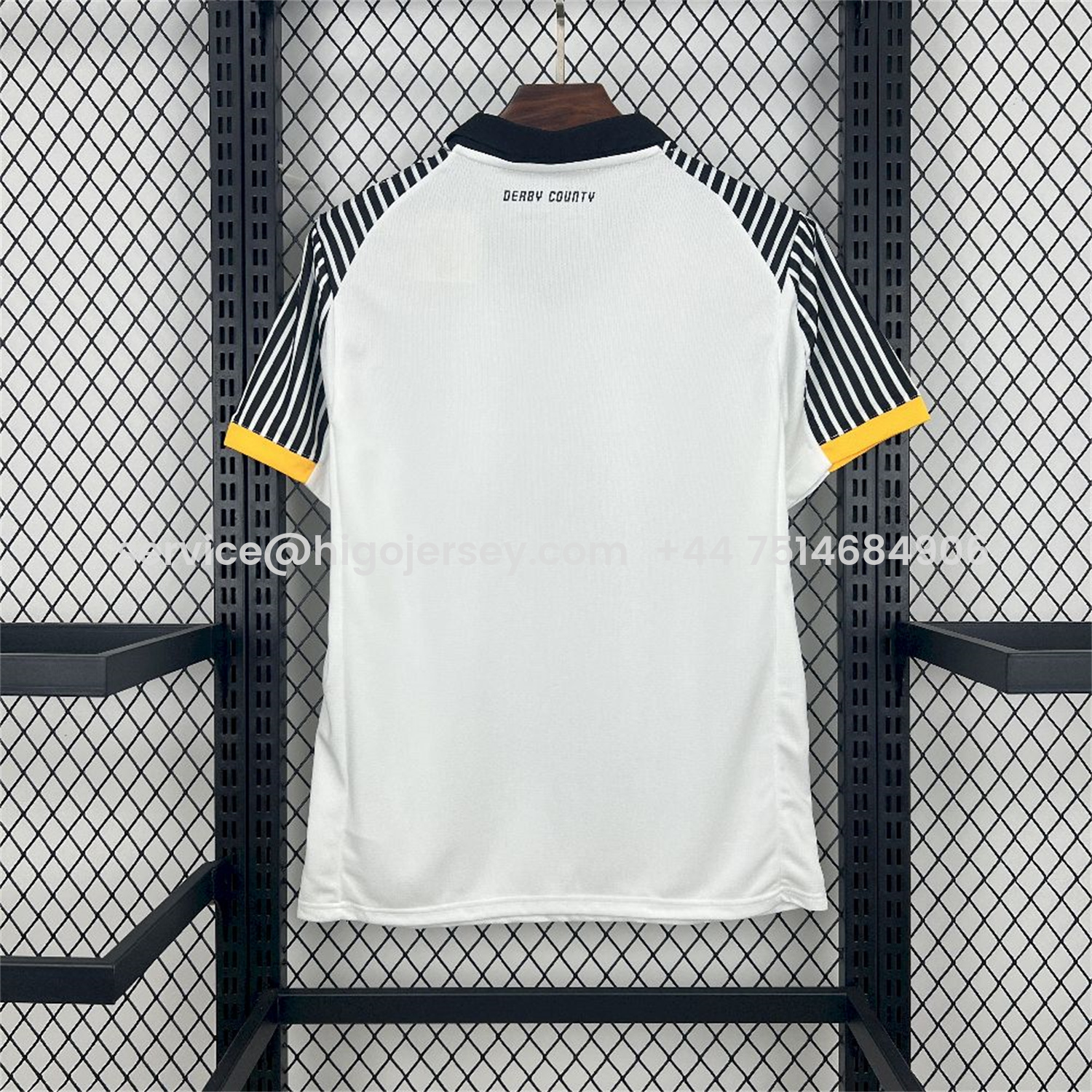 Higojerseys-Derby County 25-26 Home Jersey - Fans Version