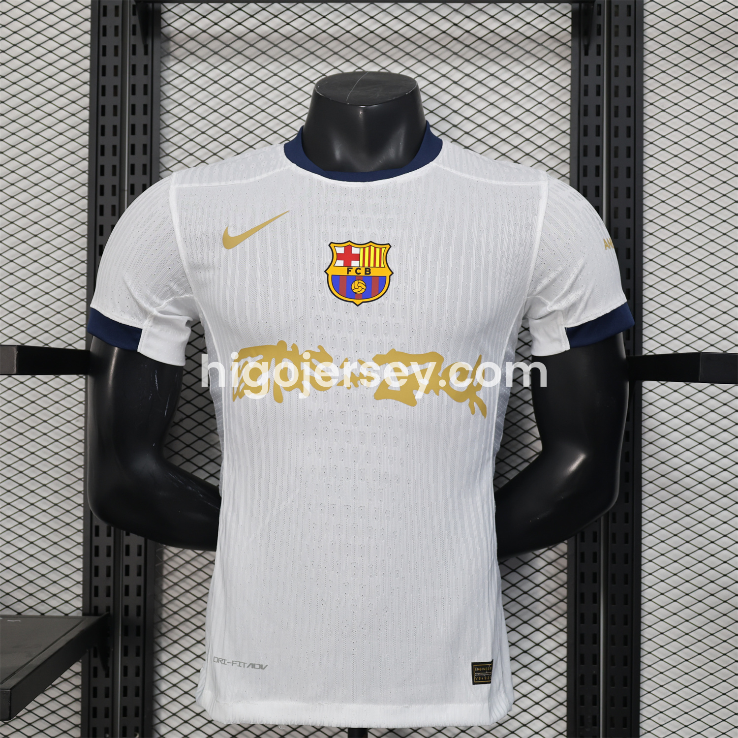 Higojerseys-Barcelona x Travis Scott 24-25 White Special Jersey - Player Version