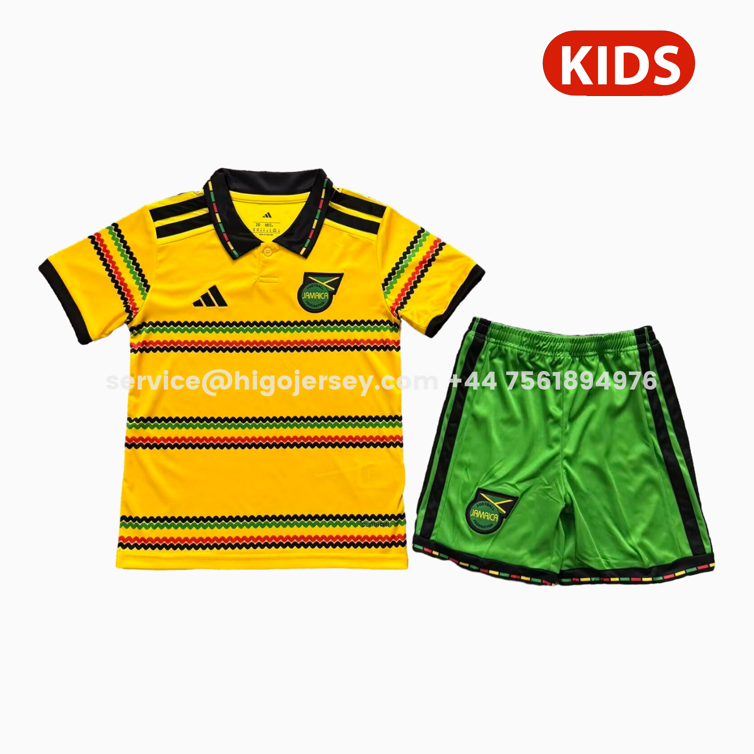 Higojerseys-Jamaica 2026 Home Kids Kit