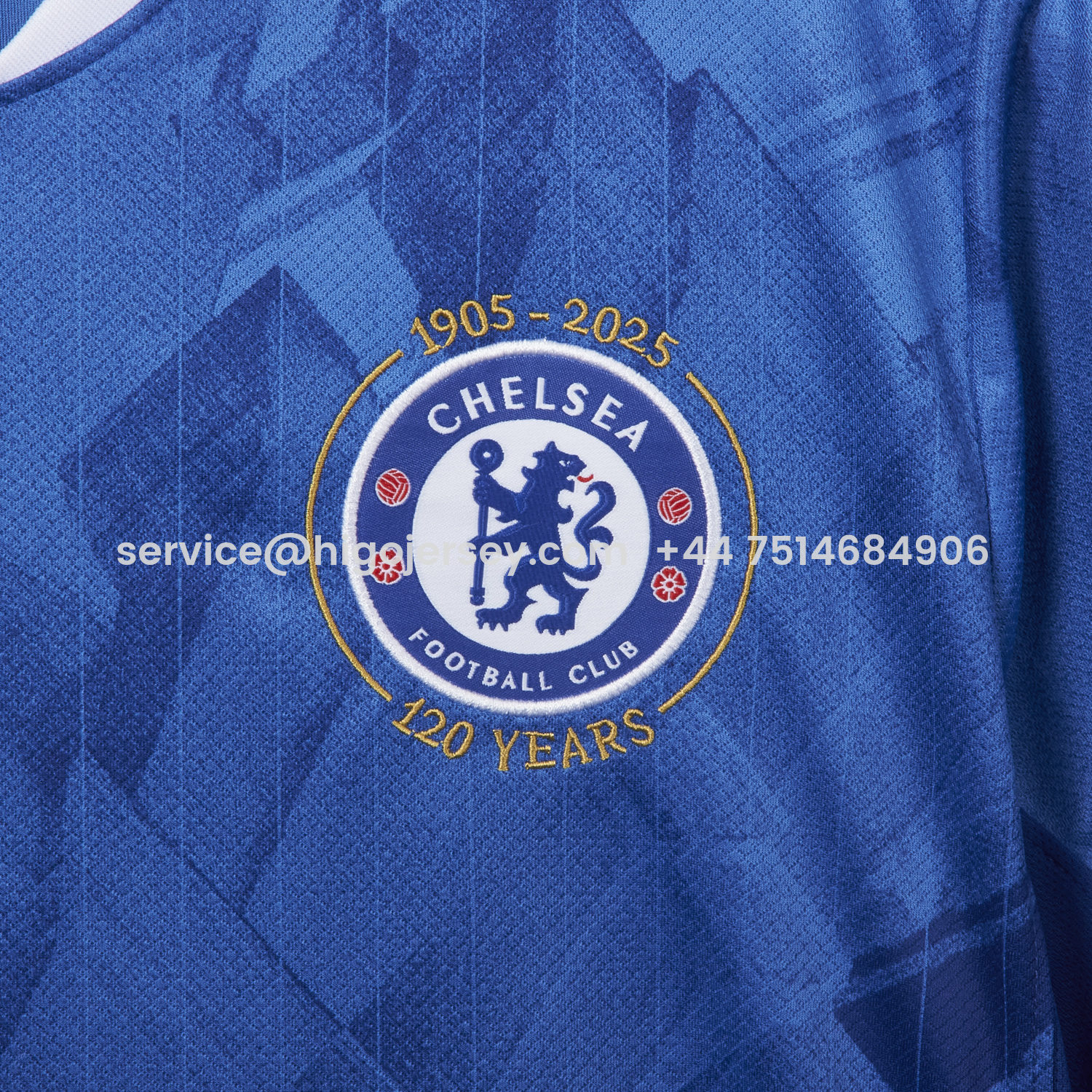 Higojerseys-C.H.E.L.S.E.A 25-26 120th Anniversary Home Unsponsored Jersey - Fans Version