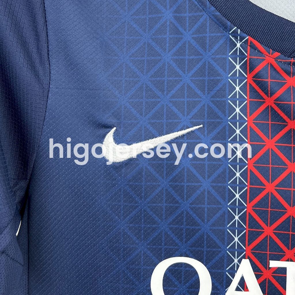 Higojerseys-Paris Saint-Germain PSG 25-26 Home Kids Kit