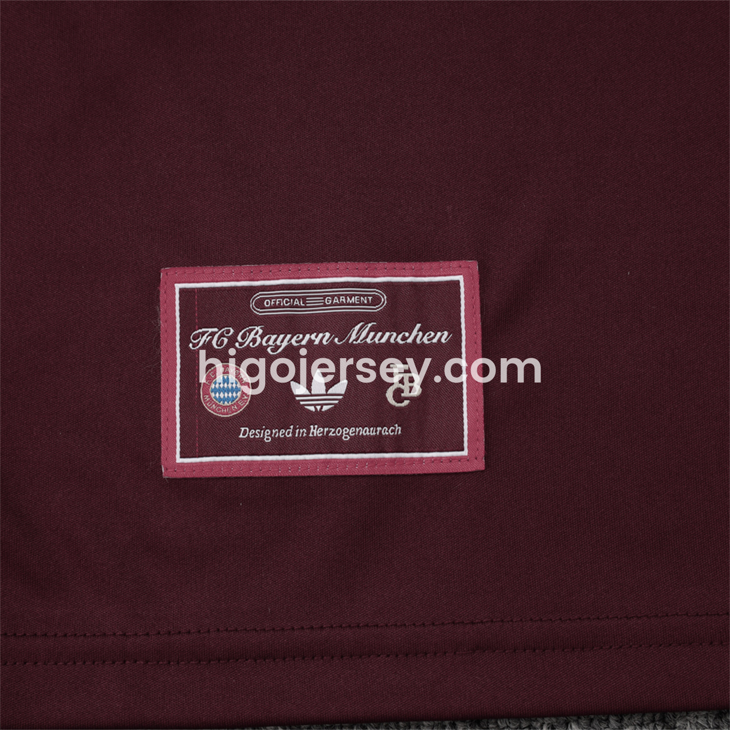 Higojerseys-Bayern Munich 25-26 Throwback Trefoil Vest Training Set - Deep Red