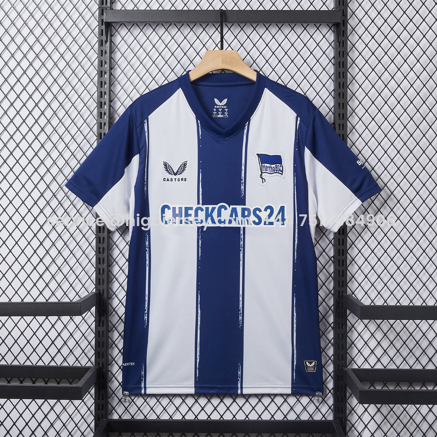 Higojerseys-Hertha BSC 25-26 Home Jersey - Fans Version