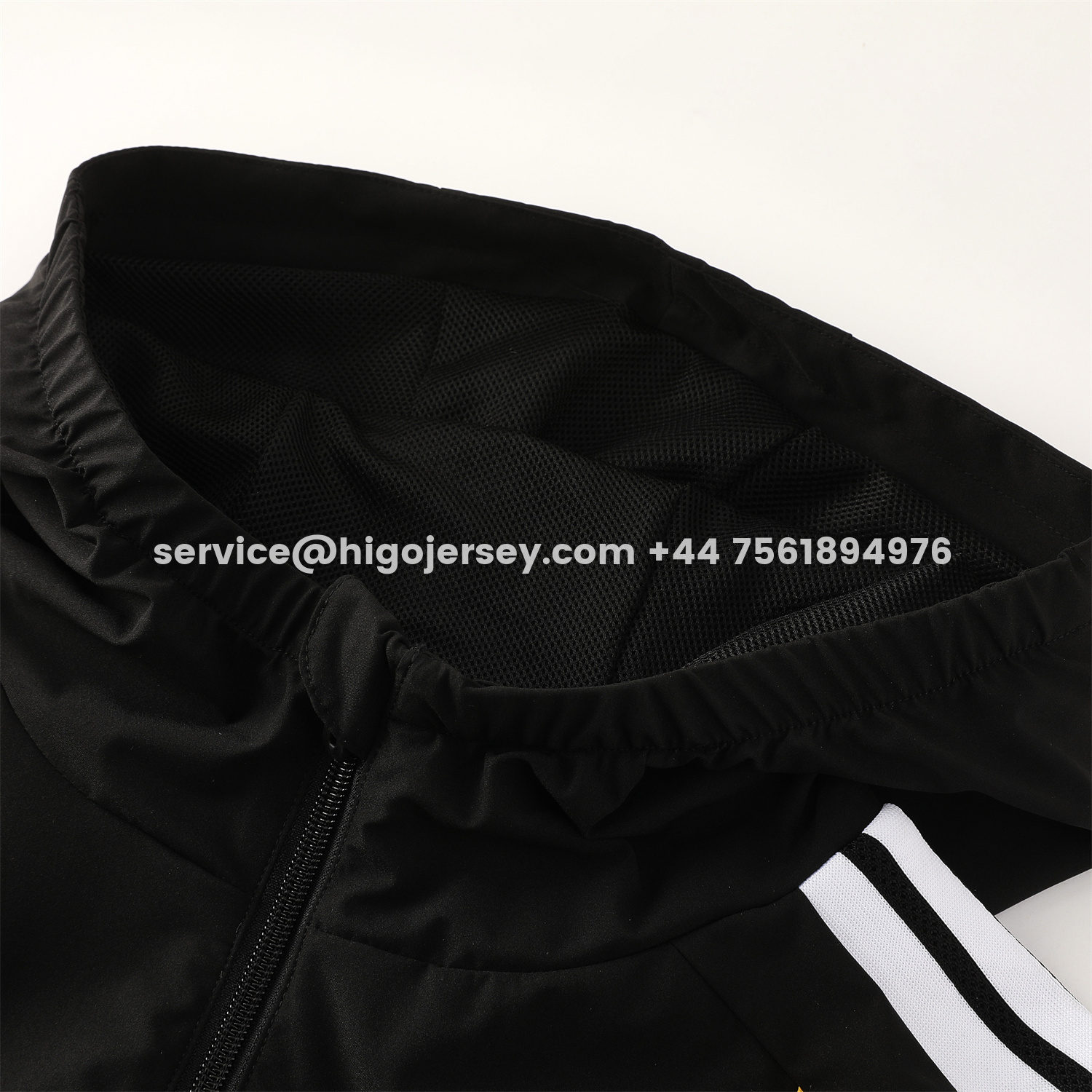 Higojerseys-Germany 2026 Hooded Windbreaker Training Set - Black Red Top and Pants