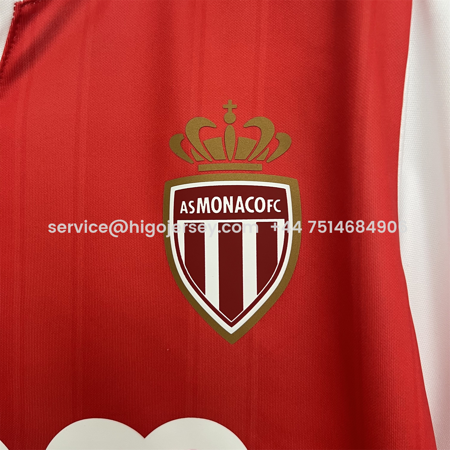 Higojerseys-AS Monaco 25-26 Home Jersey - Fans Version