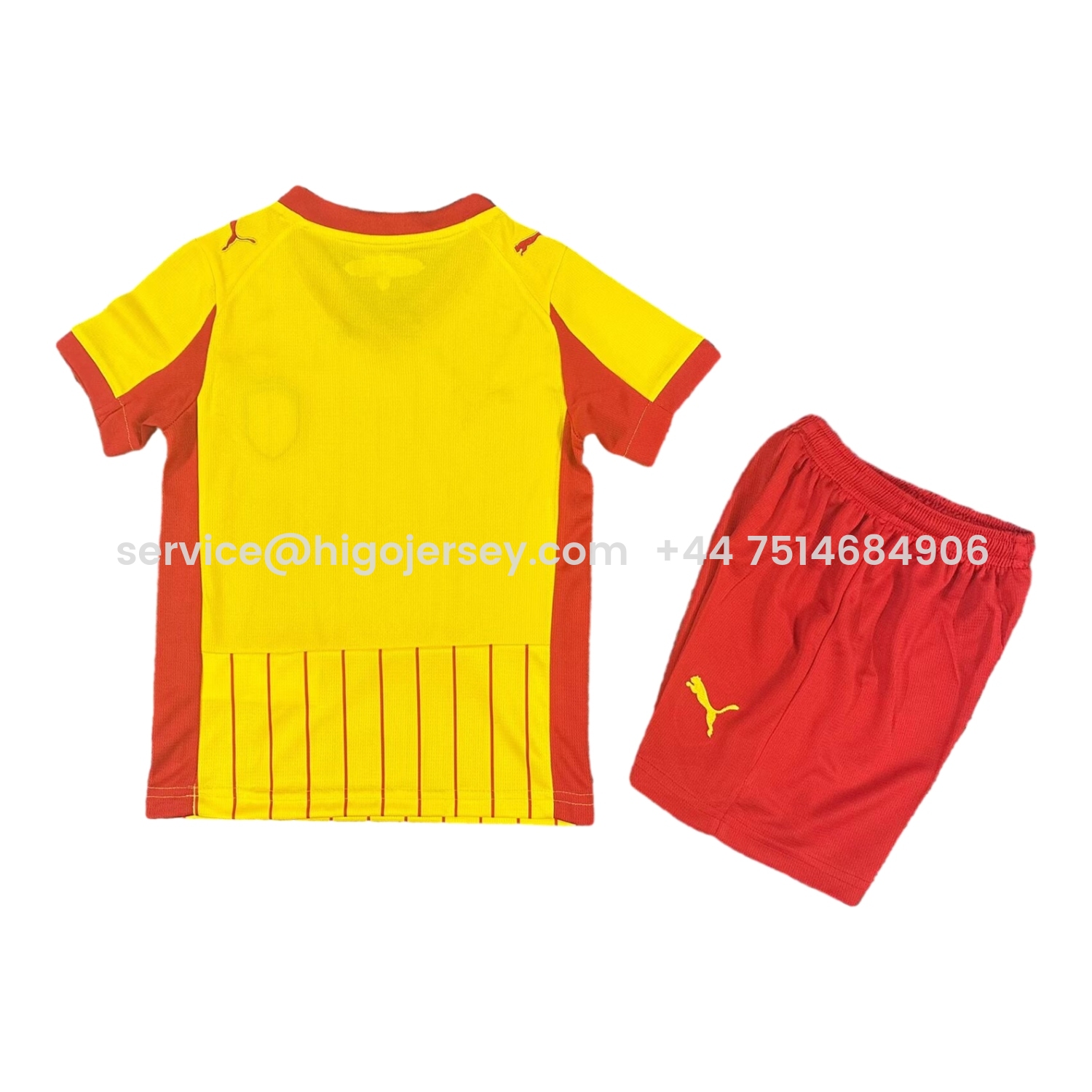 Higojerseys-RC Lens 25-26 Home Kids Kit
