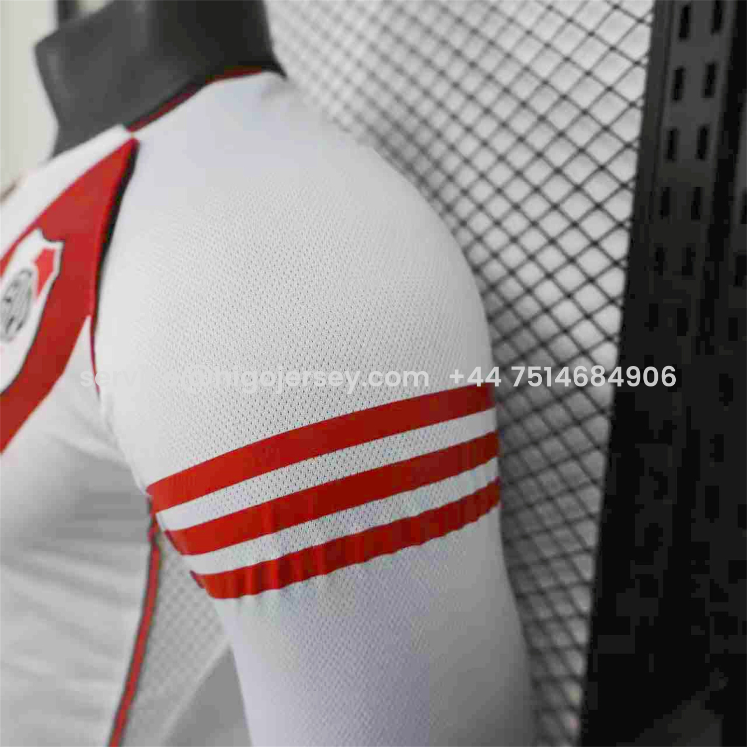Higojerseys-River Plate 25-26 Home Unsponsored Long Sleeves Jersey - Player Version