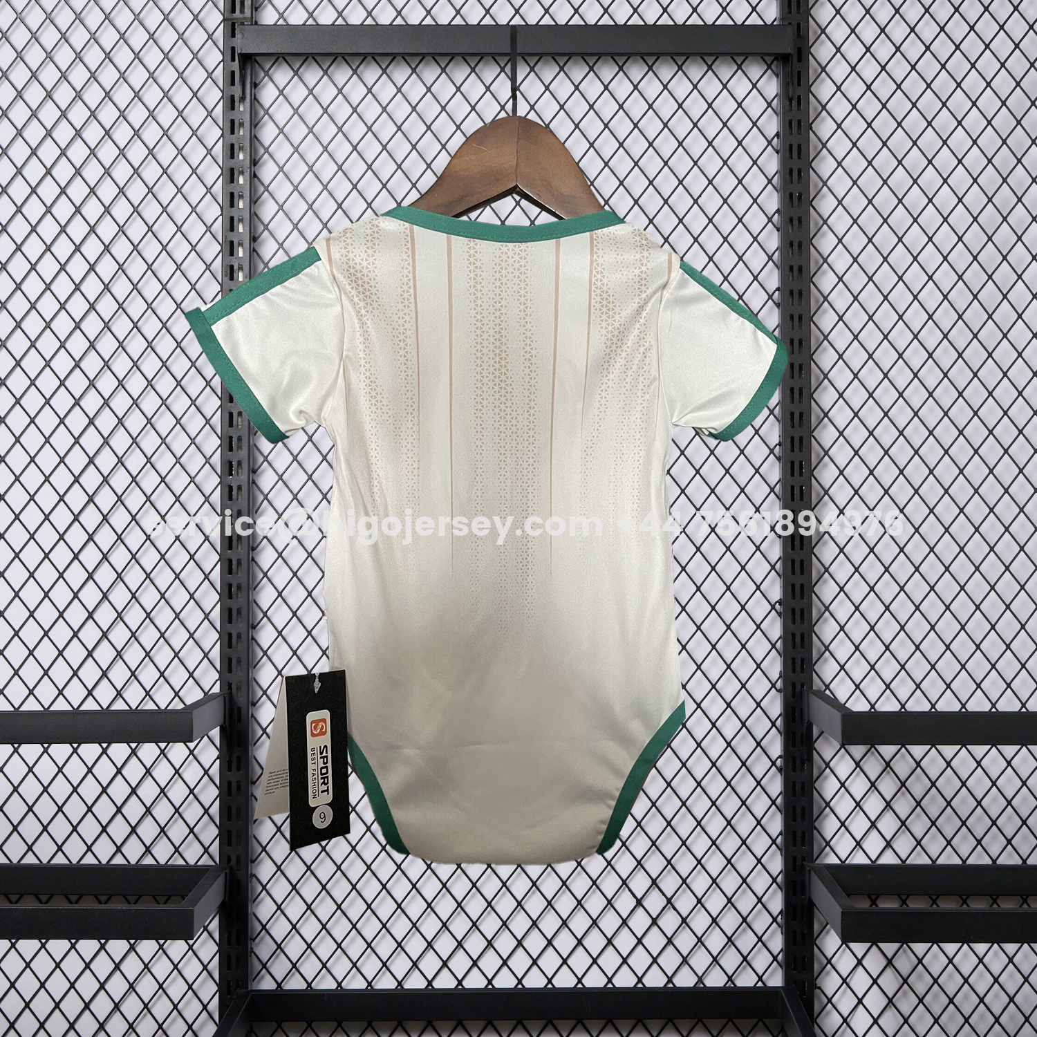 Higojerseys-Algeria 2026 Home Baby Crawling Suit