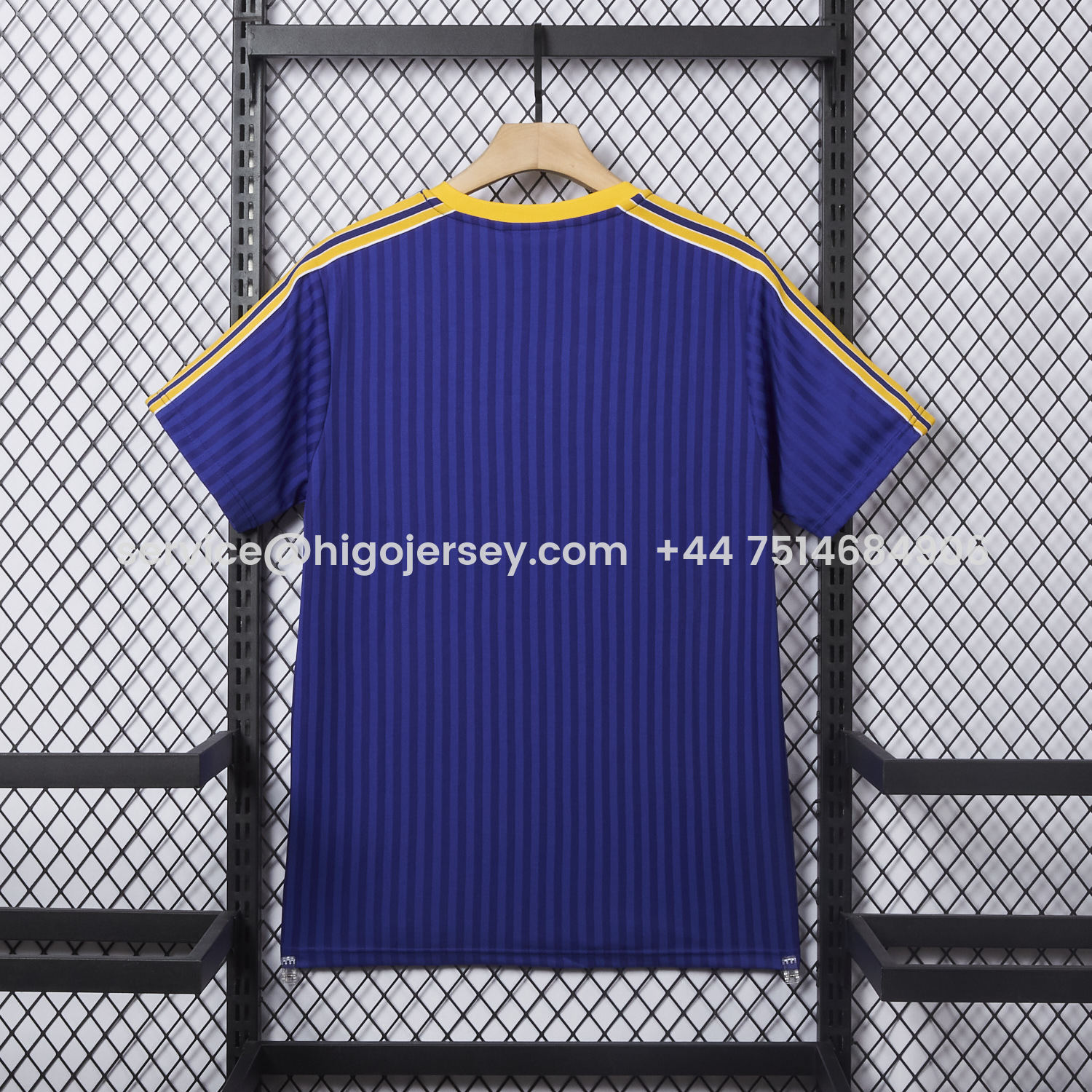 Higojerseys-Boca 25-26 Originals Terrace Icon Blue Polo Jersey