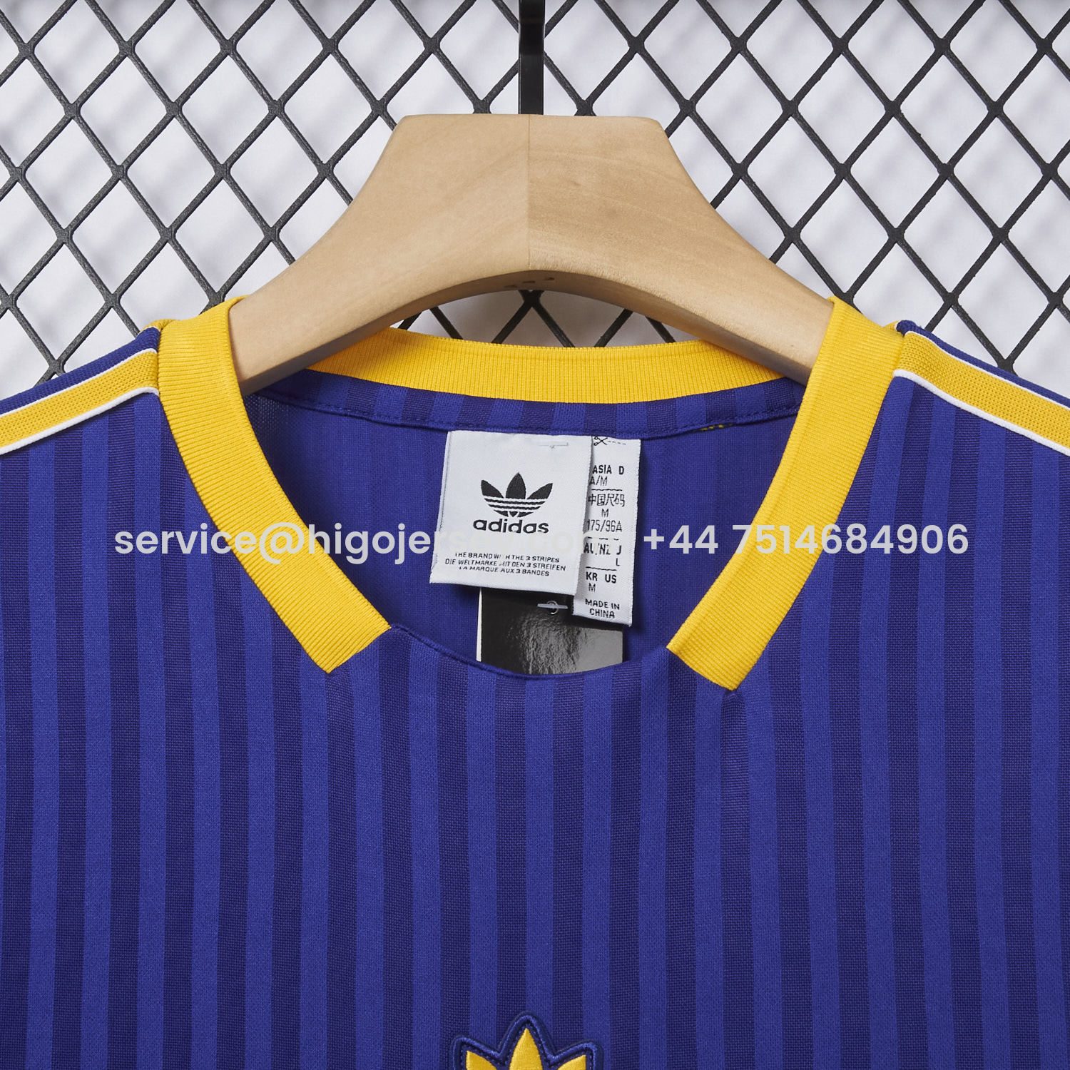 Higojerseys-Boca 25-26 Originals Terrace Icon Blue Polo Jersey