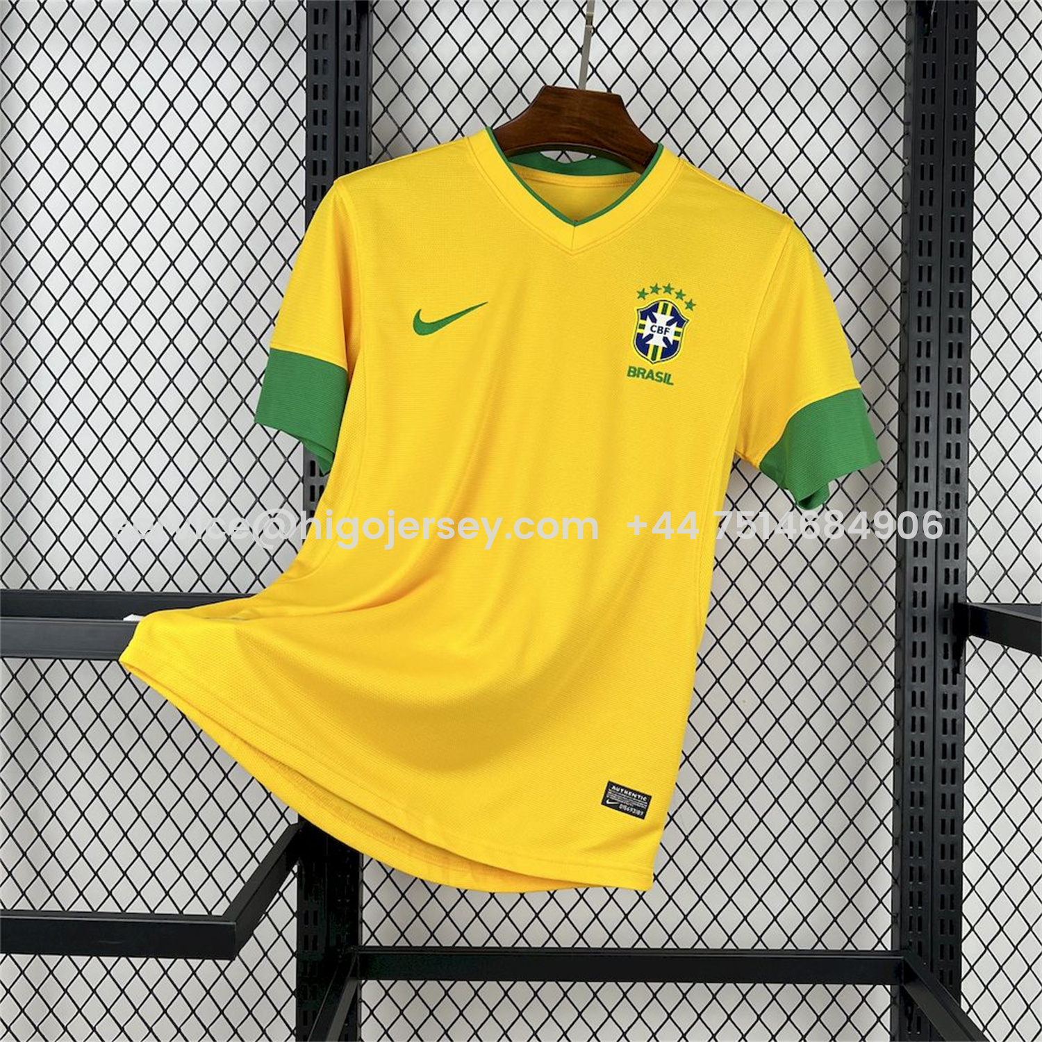 Higojerseys-Retro Brazil 2012 Home Jersey