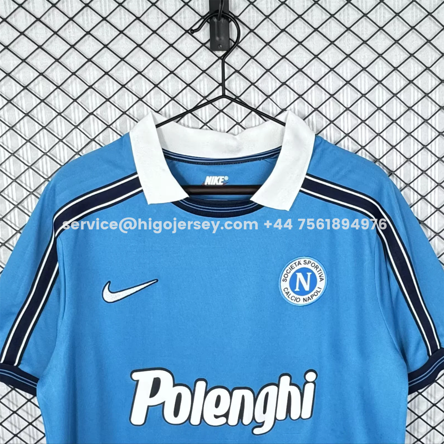 Higojerseys-Retro Napoli 1998-99 Home Blue Jersey