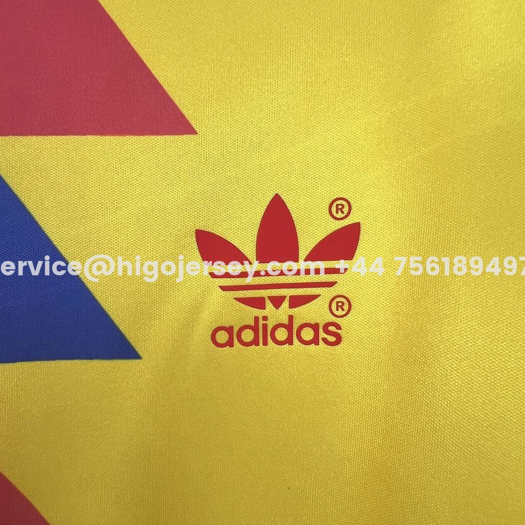 Higojerseys-Retro Colombia 1990 Home Stadium Jersey