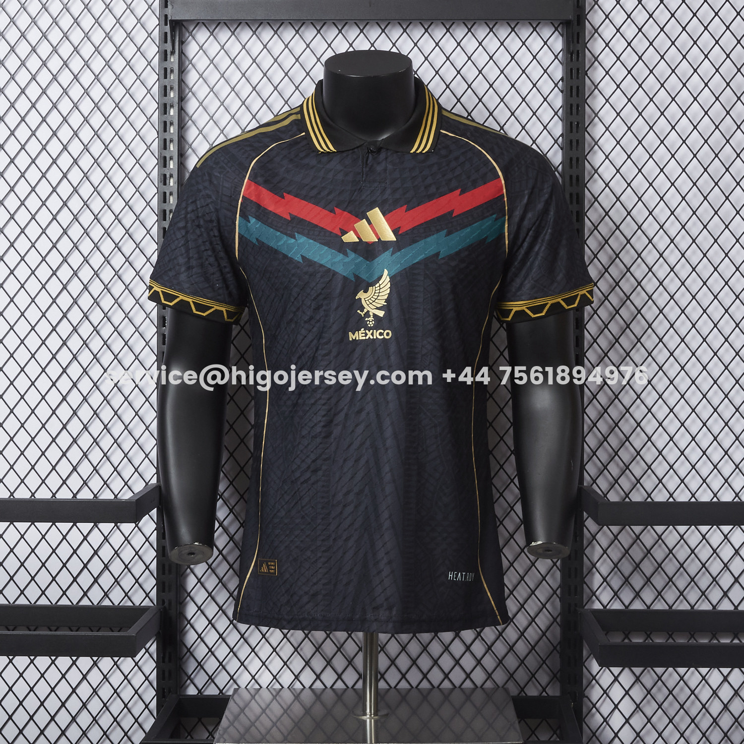 Higojerseys-Mexico 25-26 Red And Green Chest Lines Special Jersey - Player Version