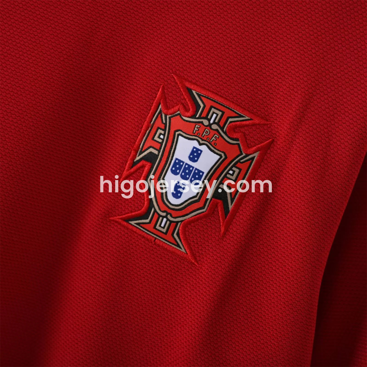 Higojerseys-Retro Portugal 2012 Home Long Sleeves Jersey