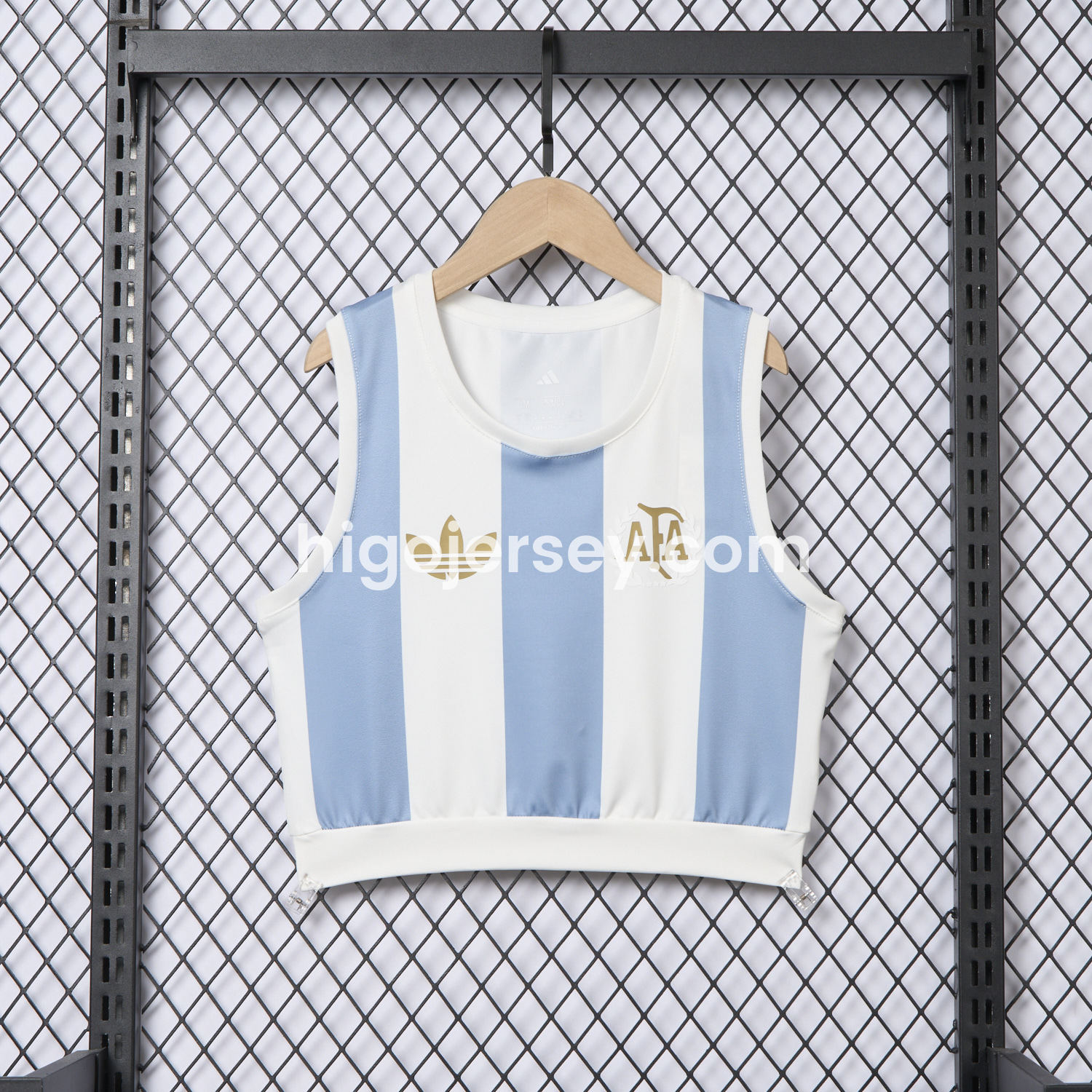 Higojerseys-Women's Argentina 25-26 50th Anniversary Home Yoga Vest