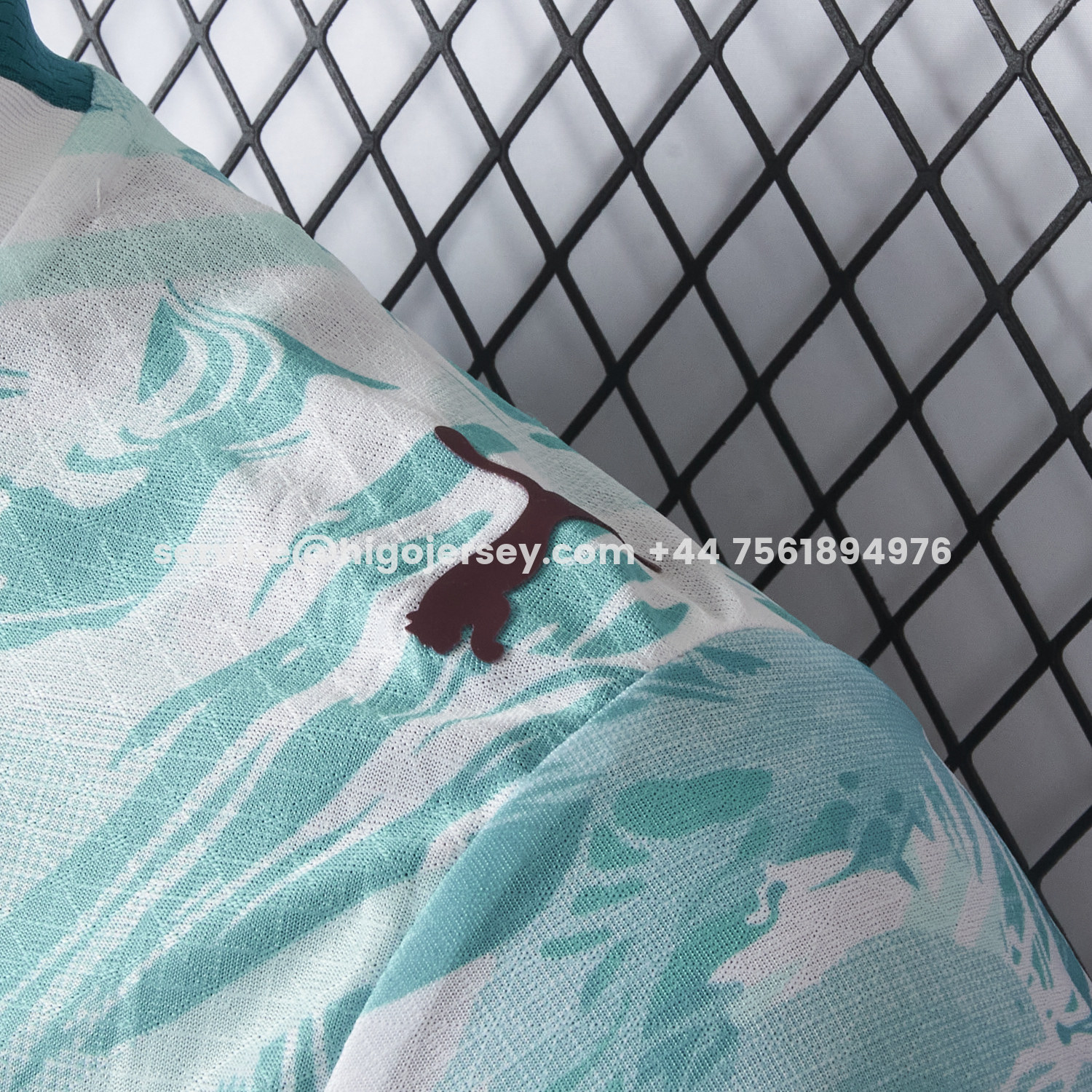 Higojerseys-Portugal 2026 Away White And Cyan Jersey - Player Version