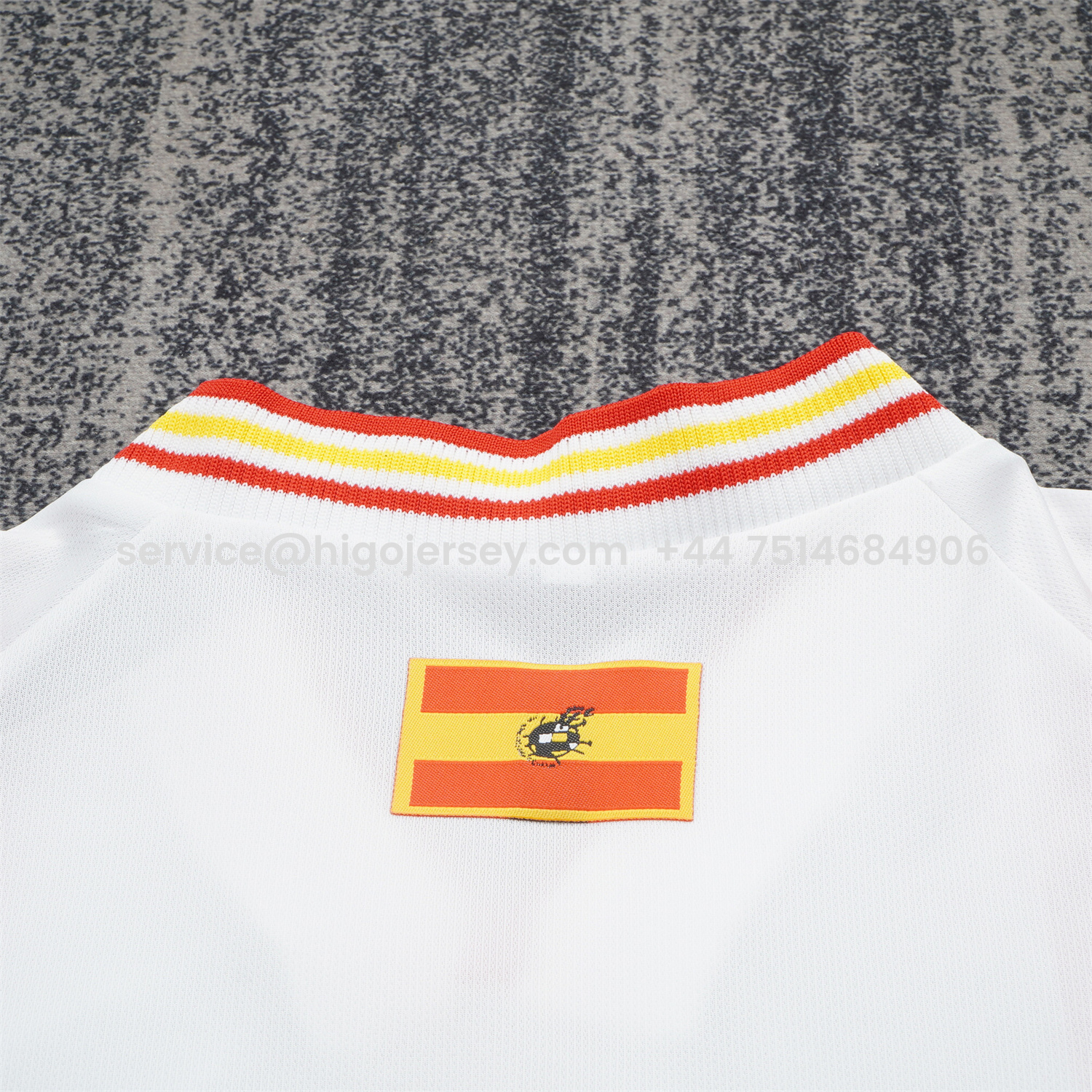 Higojerseys-Retro Spain 1996 Away White Kids Kit
