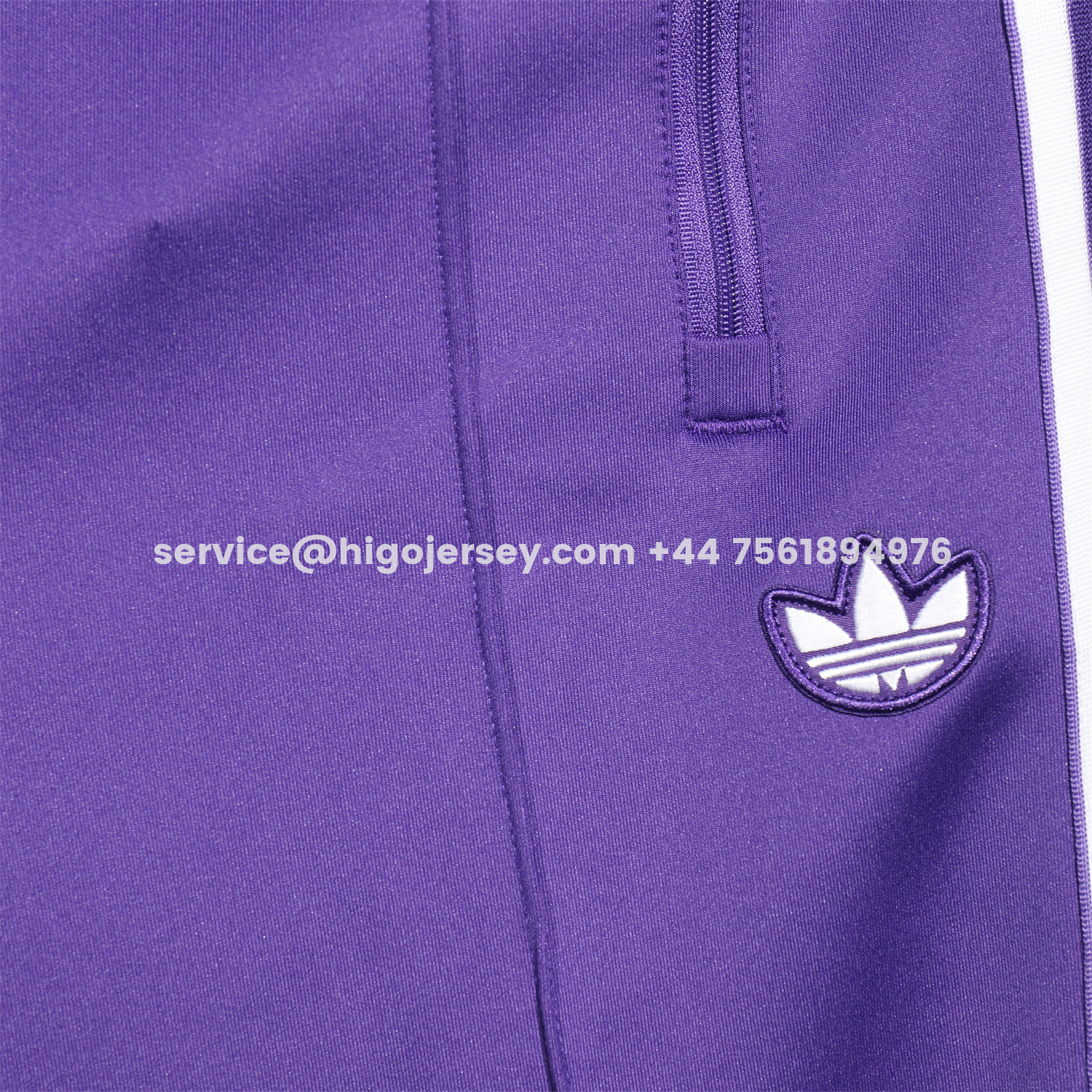 Higojerseys-Real Madrid 25-26 White Lines Training Set - Purple Top and Purple Pants