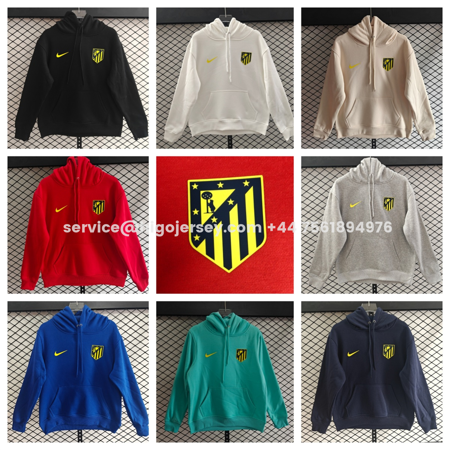 Higojerseys-Atletico Madrid 25-26 Originals Terrace Icon Unisex Pullover Hoodie