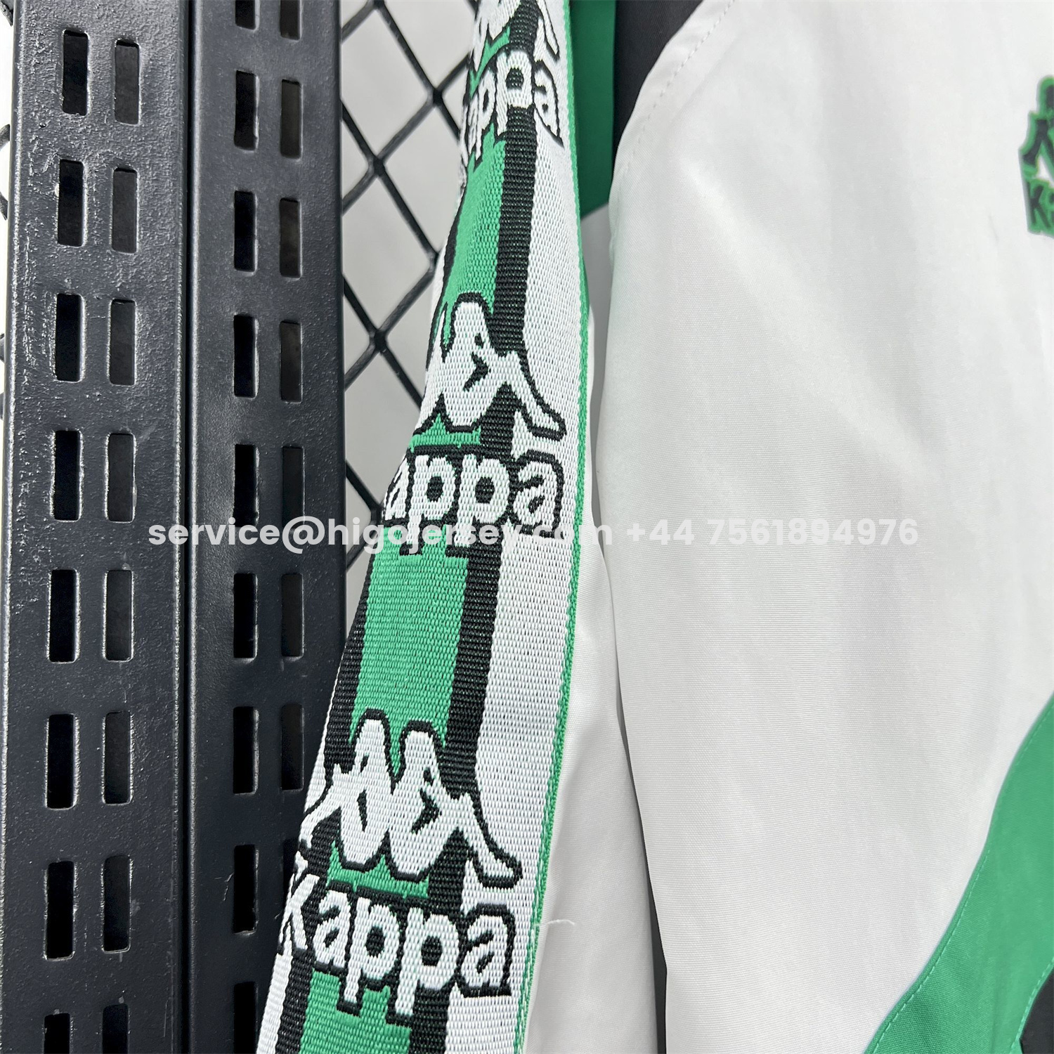Higojerseys-Retro Real Betis 1995-96 Black And White Windbreaker