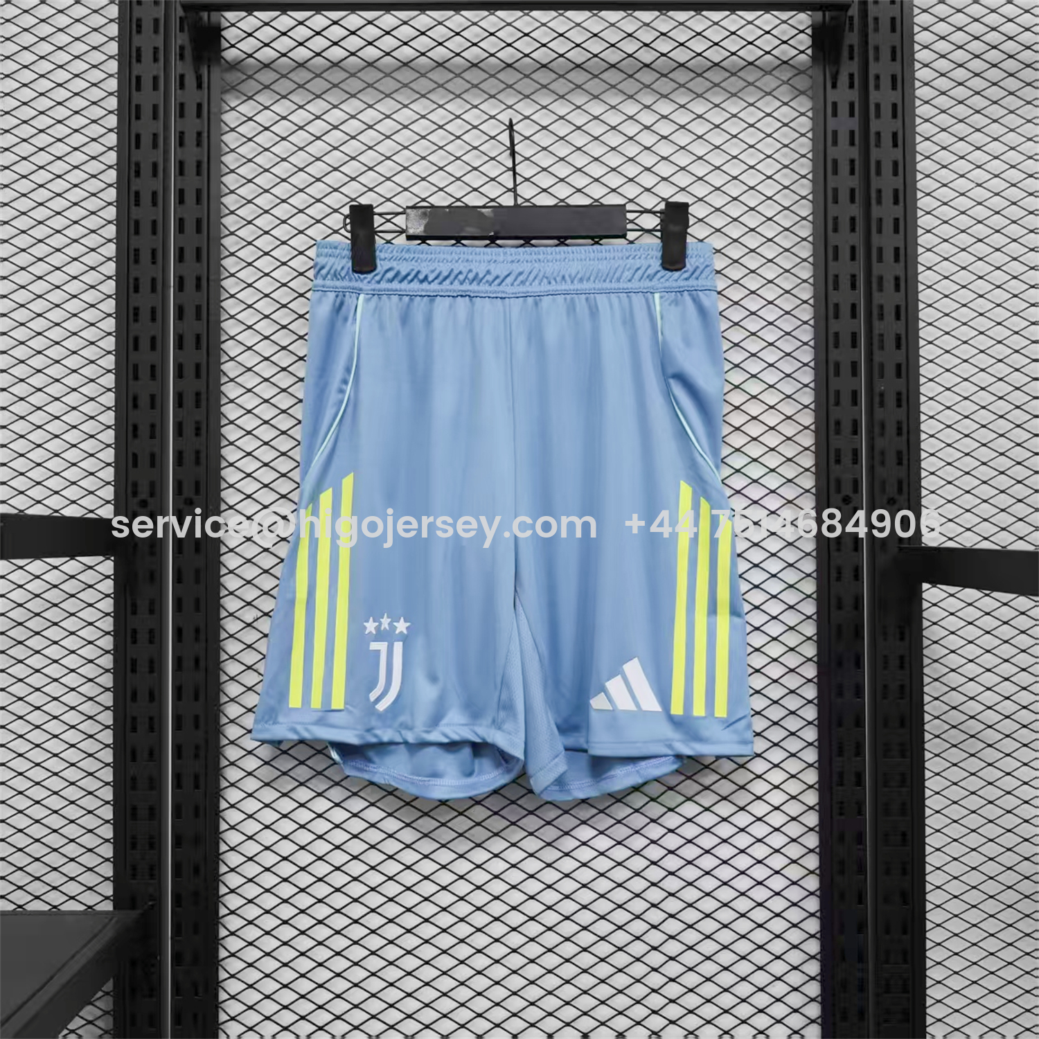 Higojerseys-Juventus 25-26 Away Blue Shorts - Player Version