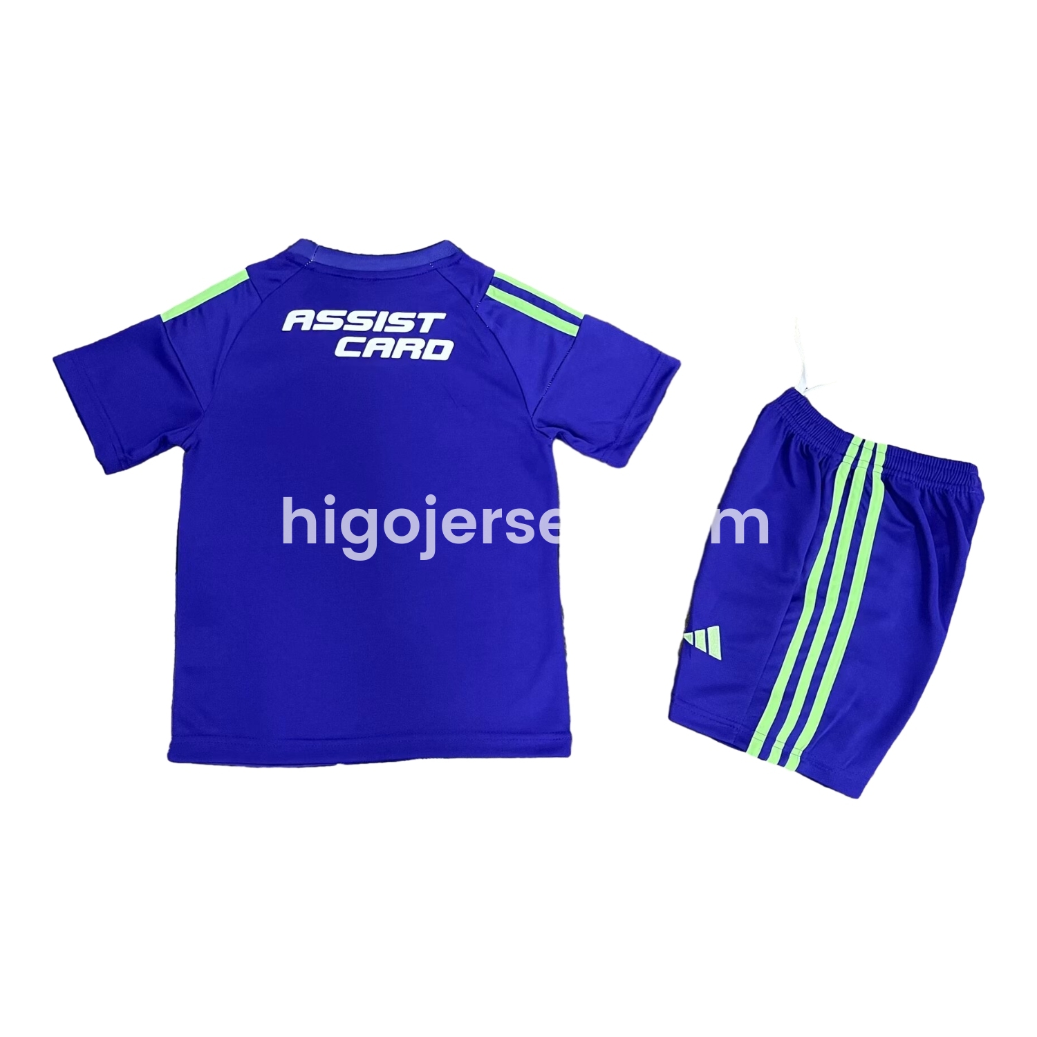 Higojerseys-Colo Colo 25-26 Blue Goalkeeper Kids Kit