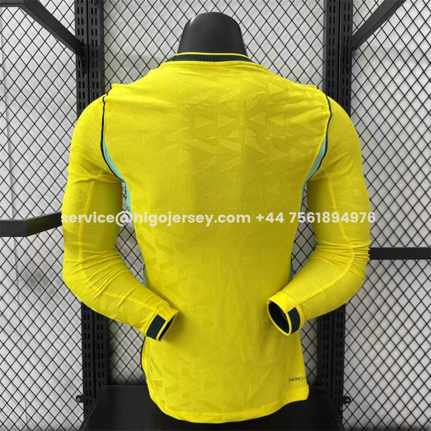 Higojerseys-Brazil 2026 Home Long Sleeves Jersey - Player Version